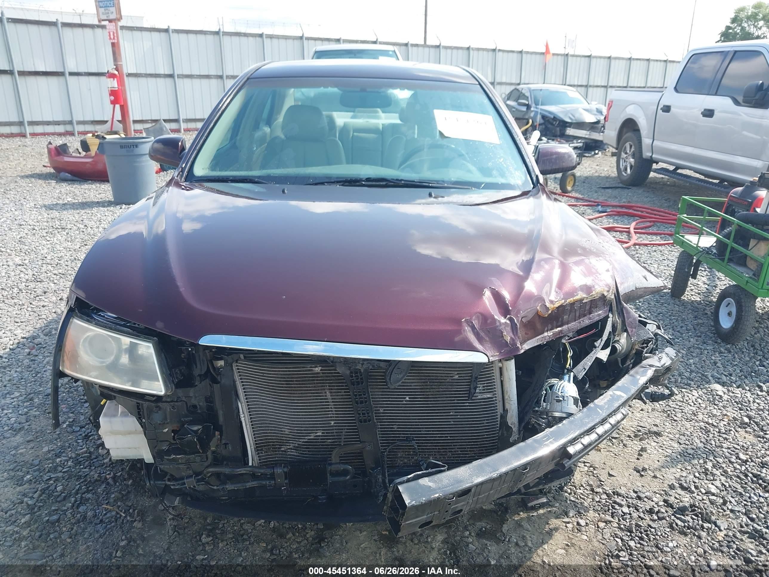 2006 Hyundai Sonata Gls V6/lx V6 Burgundy vin: 5NPEU46F06H039986