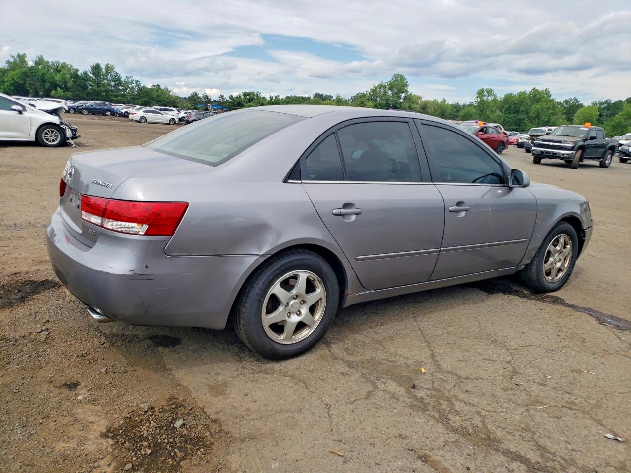 2006 Hyundai Sonata Gls V6 Silver vin: 5NPEU46F06H061664