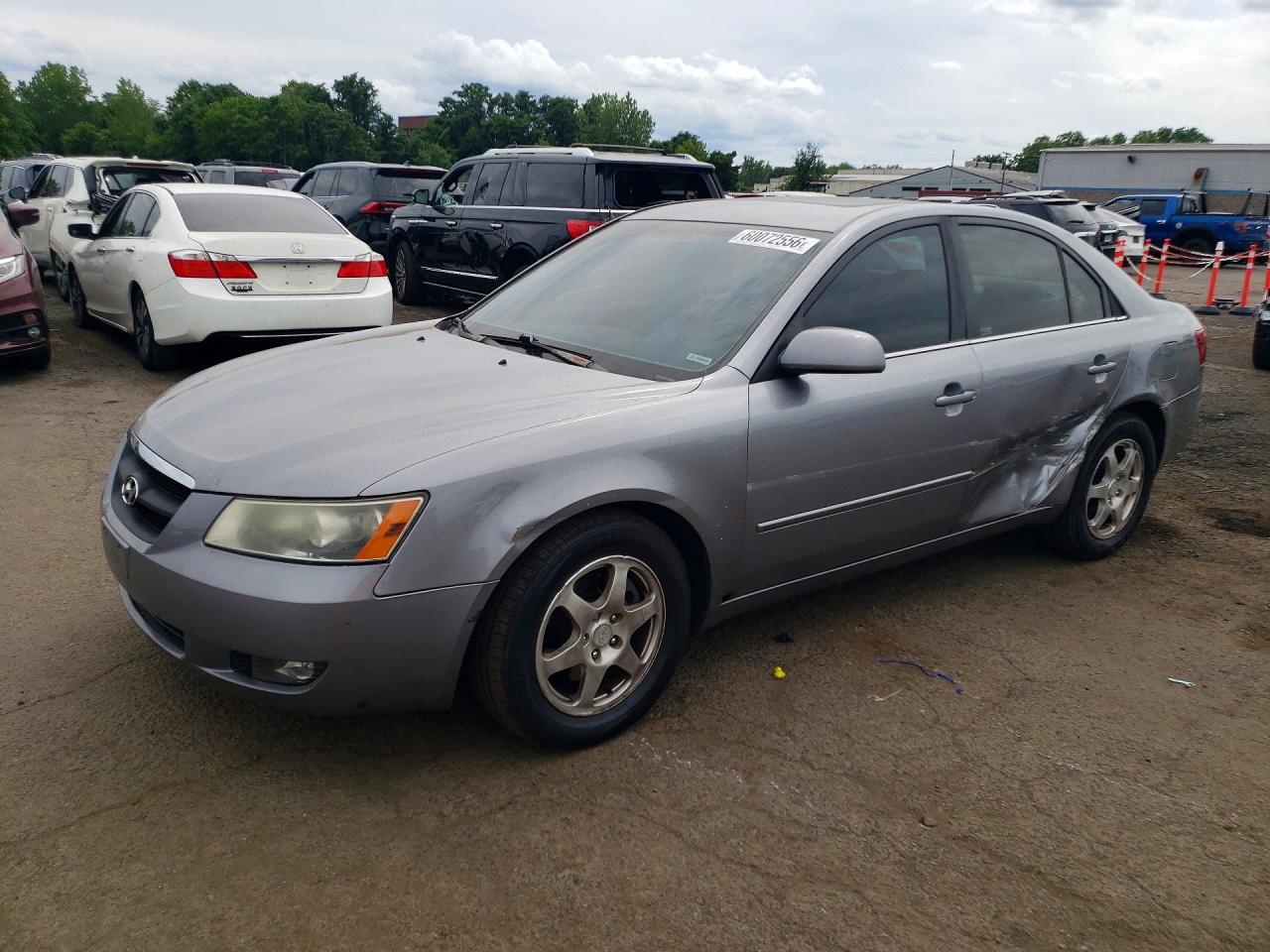2006 Hyundai Sonata Gls V6 Silver vin: 5NPEU46F06H061664