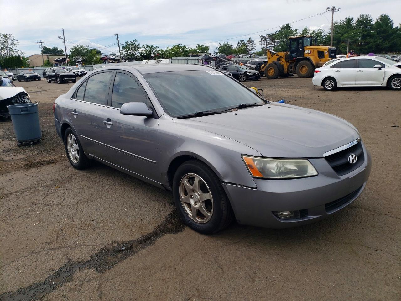 2006 Hyundai Sonata Gls V6 Silver vin: 5NPEU46F06H061664