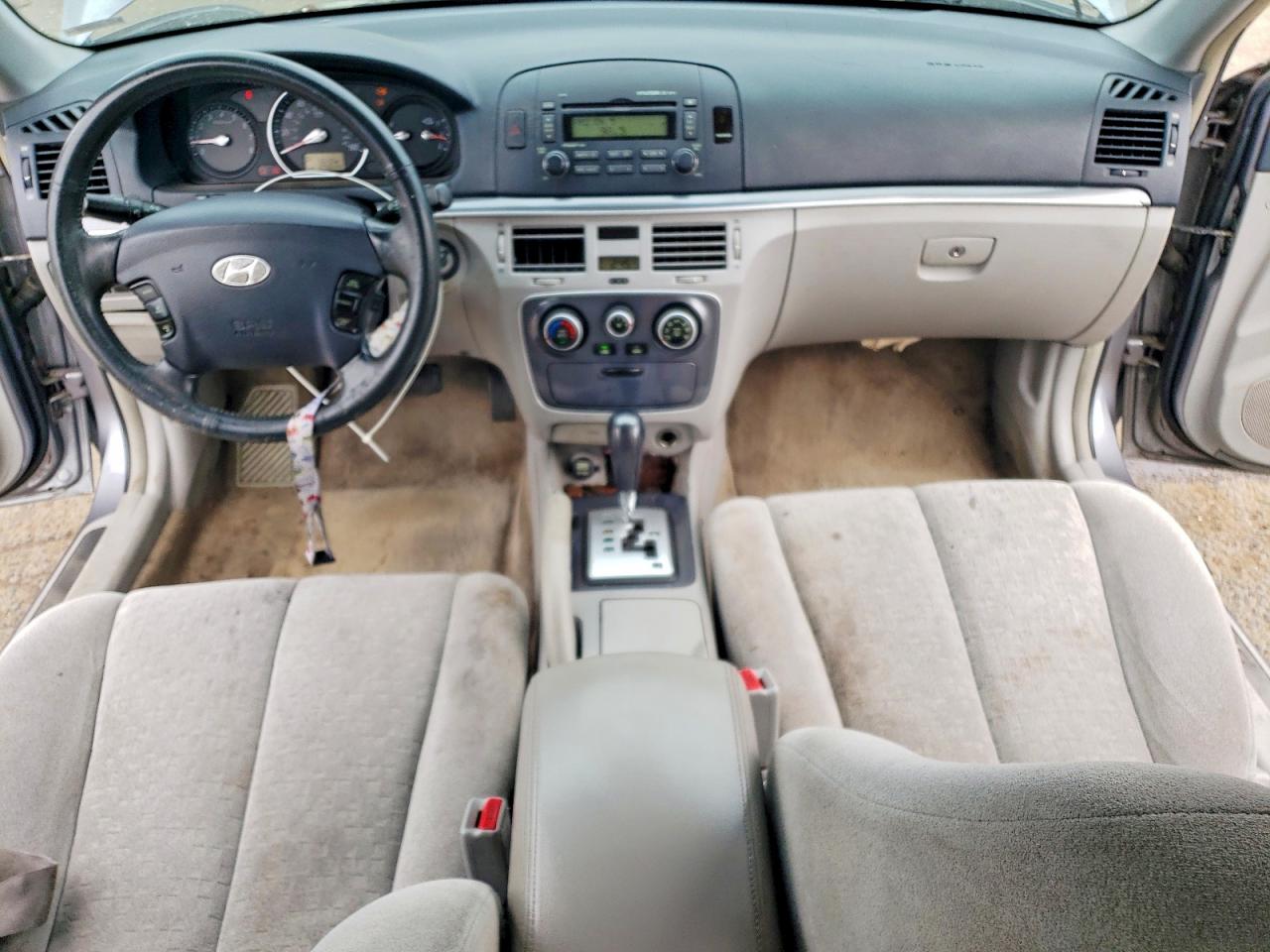 2006 Hyundai Sonata Gls V6 Silver vin: 5NPEU46F06H061664