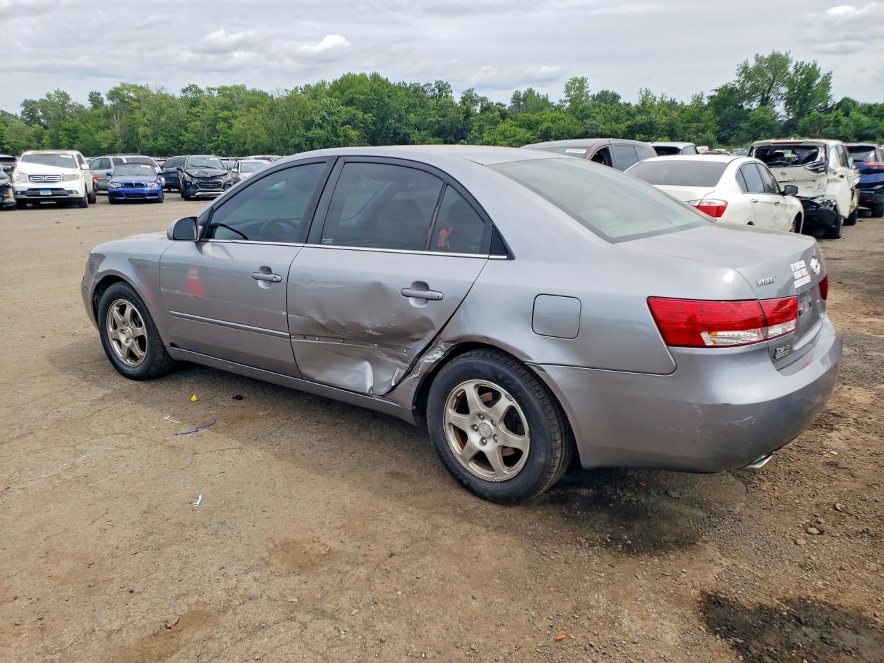 2006 Hyundai Sonata Gls V6 Silver vin: 5NPEU46F06H061664
