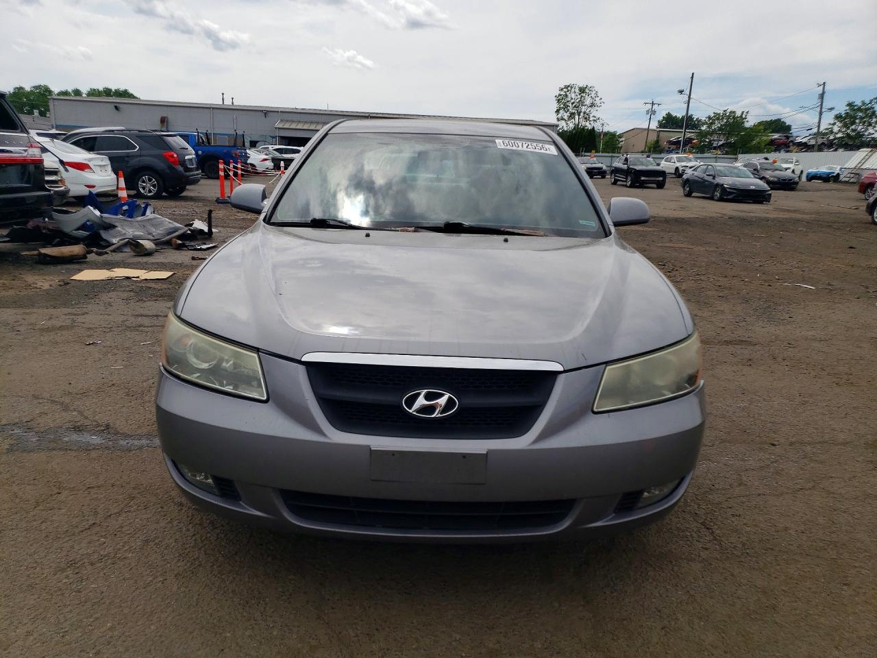 2006 Hyundai Sonata Gls V6 Silver vin: 5NPEU46F06H061664