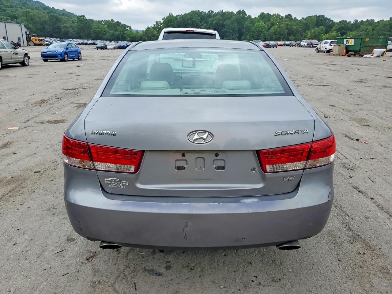 2006 Hyundai Sonata Gls V6 Silver vin: 5NPEU46F06H079002