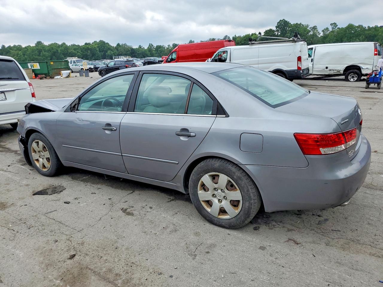 2006 Hyundai Sonata Gls V6 Silver vin: 5NPEU46F06H079002