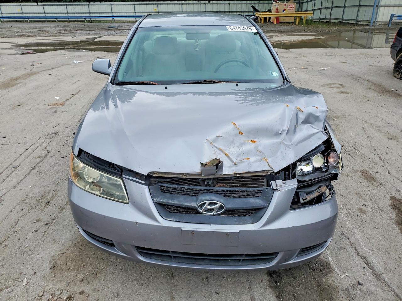 2006 Hyundai Sonata Gls V6 Silver vin: 5NPEU46F06H079002
