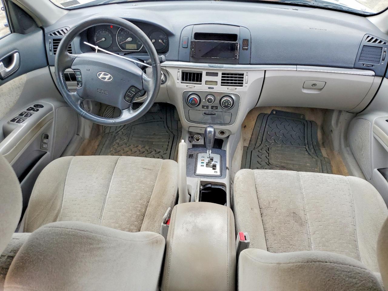 2006 Hyundai Sonata Gls V6 Silver vin: 5NPEU46F06H079002