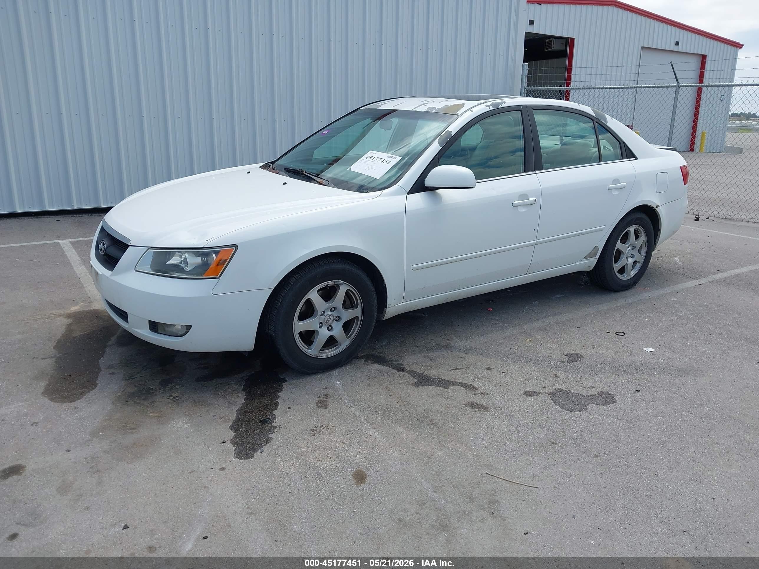 2006 Hyundai Sonata Gls V6/lx V6 Белый vin: 5NPEU46F06H102083