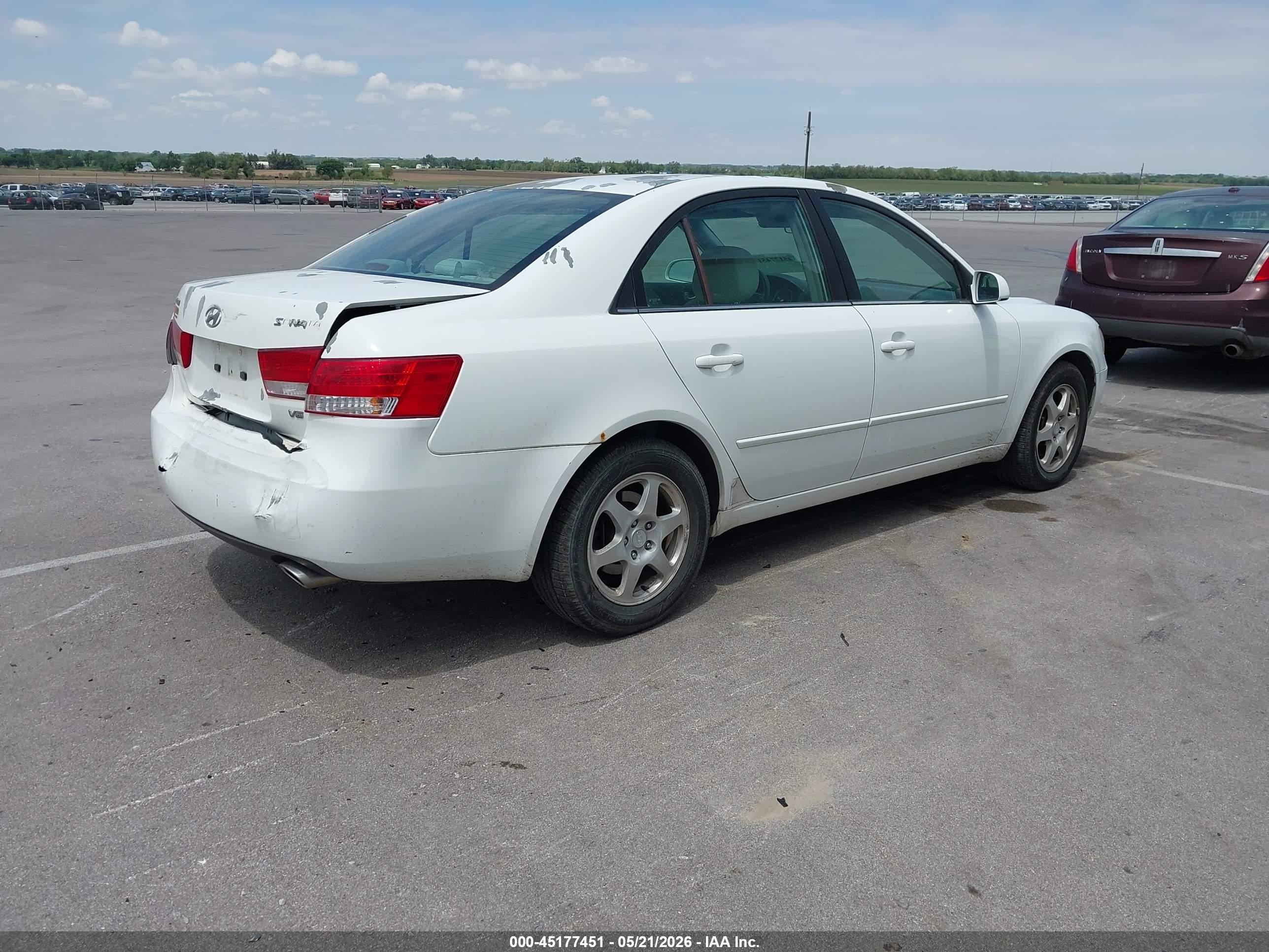 2006 Hyundai Sonata Gls V6/lx V6 Белый vin: 5NPEU46F06H102083