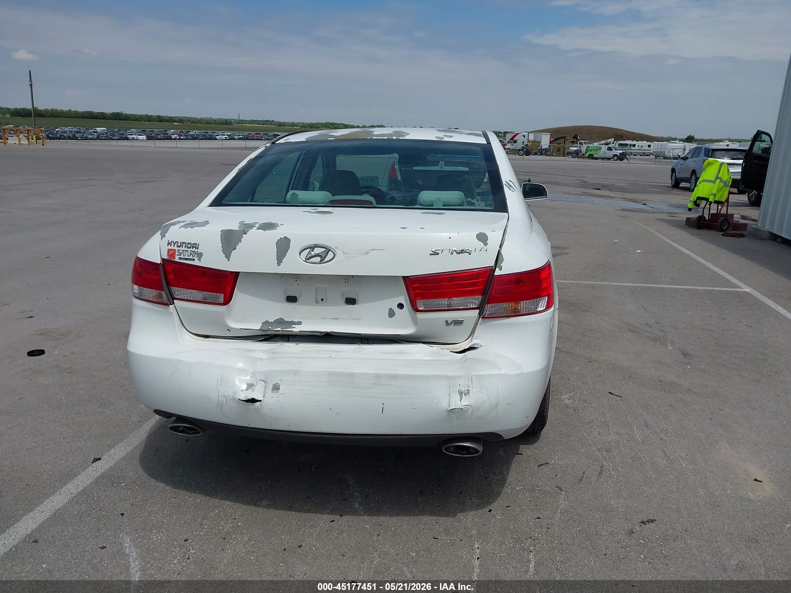 2006 Hyundai Sonata Gls V6/lx V6 Белый vin: 5NPEU46F06H102083
