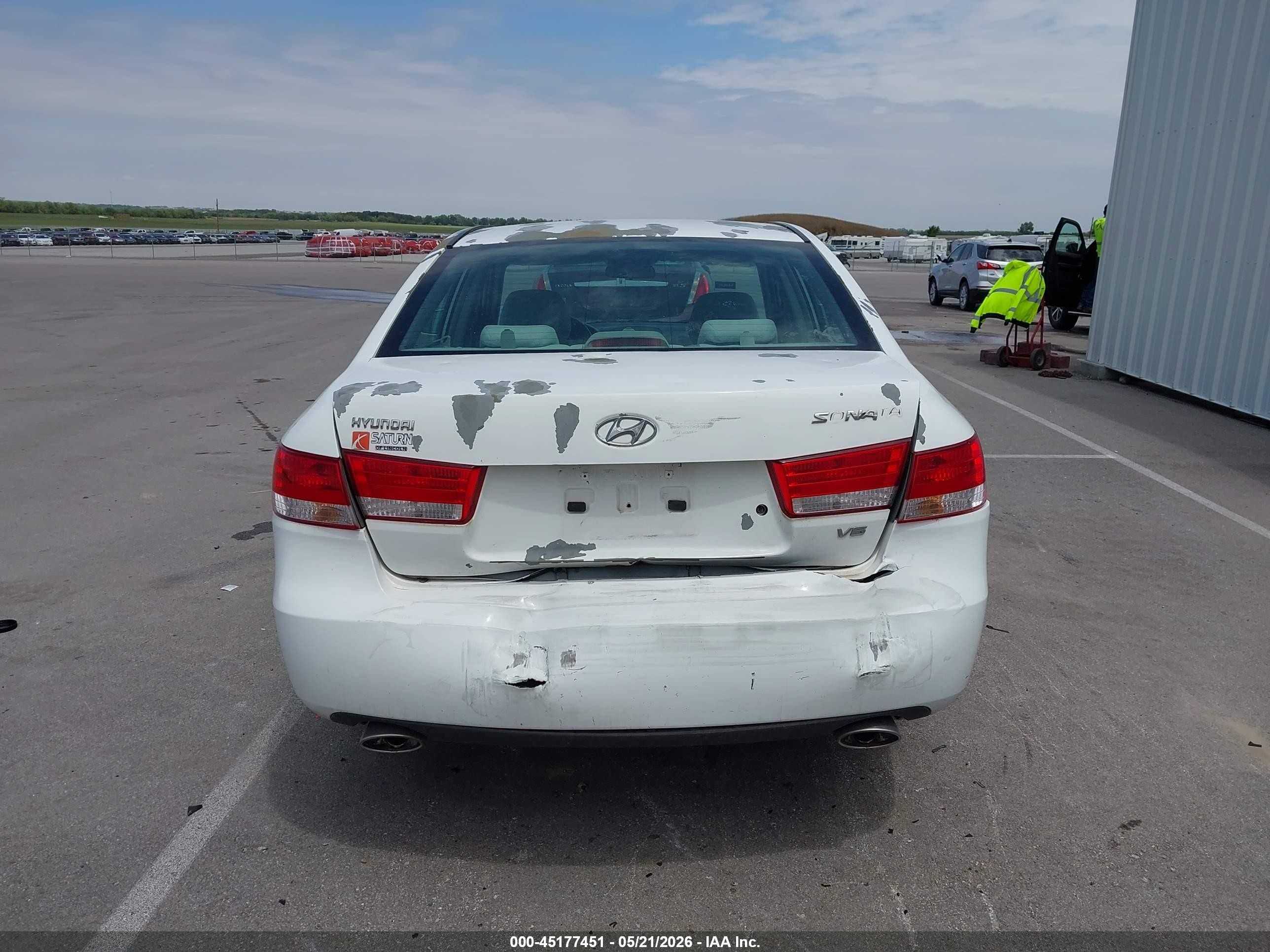 2006 Hyundai Sonata Gls V6/lx V6 Белый vin: 5NPEU46F06H102083