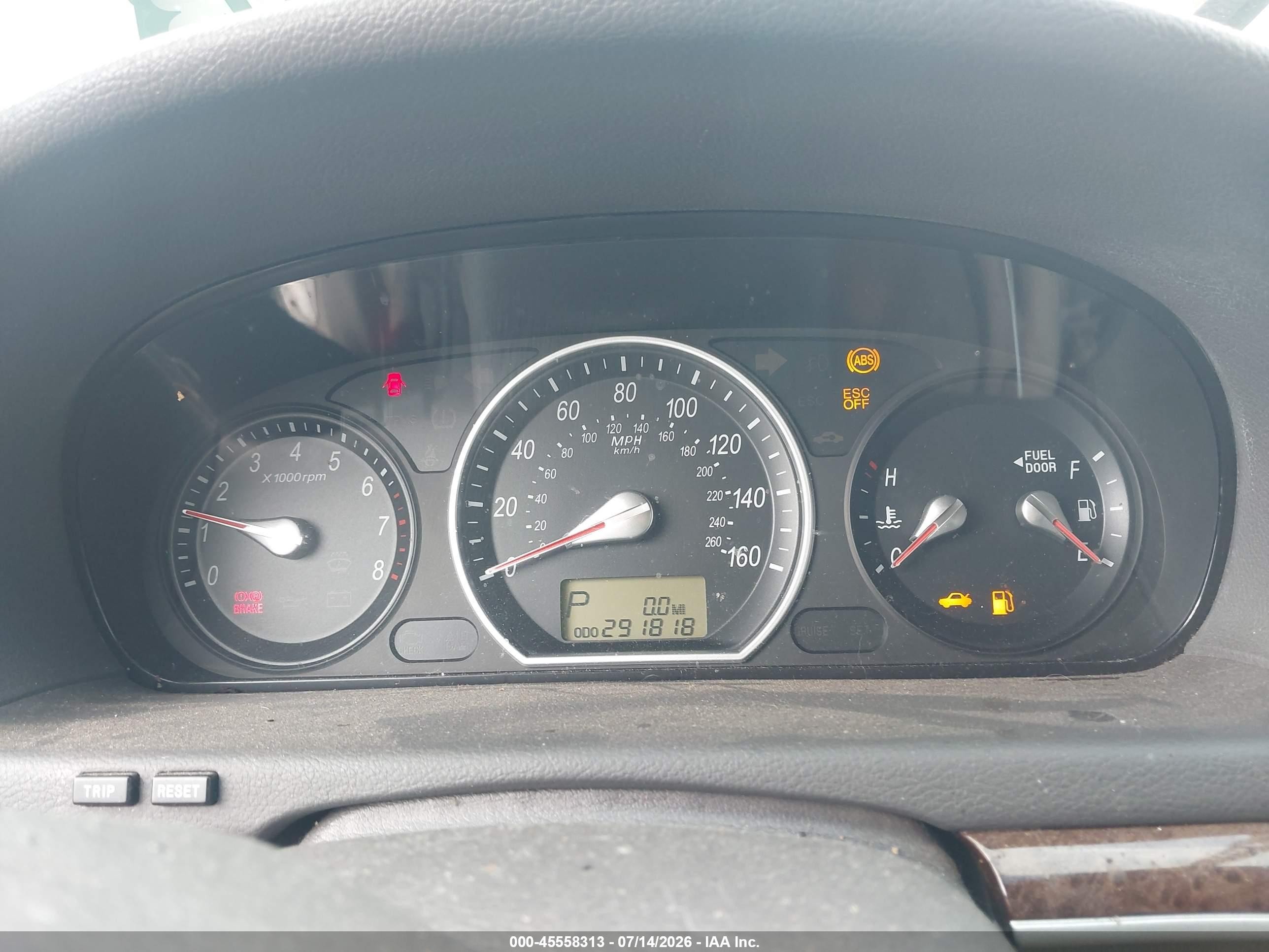 2006 Hyundai Sonata Gls V6/lx V6 Красный vin: 5NPEU46F06H123547