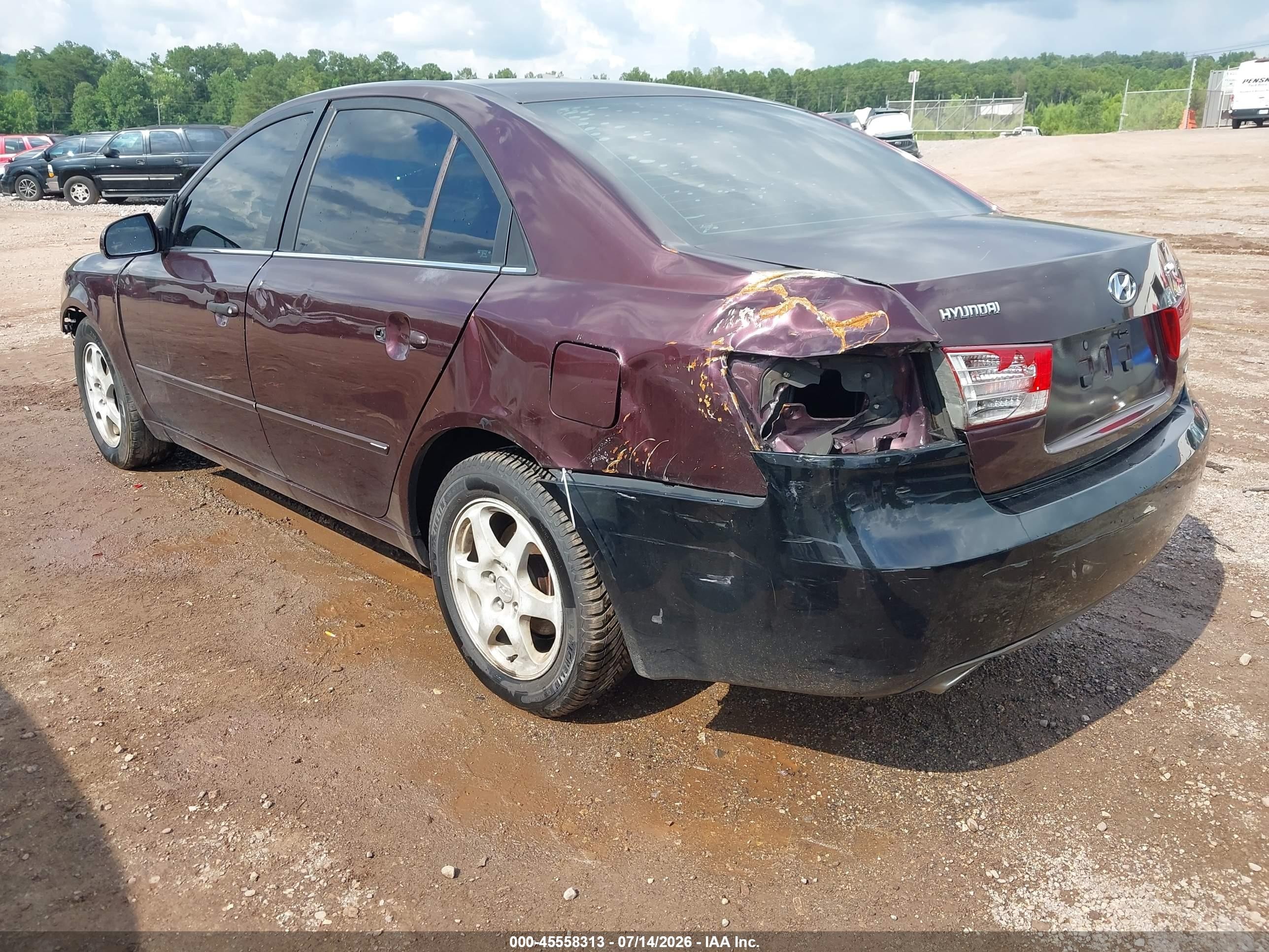 2006 Hyundai Sonata Gls V6/lx V6 Красный vin: 5NPEU46F06H123547