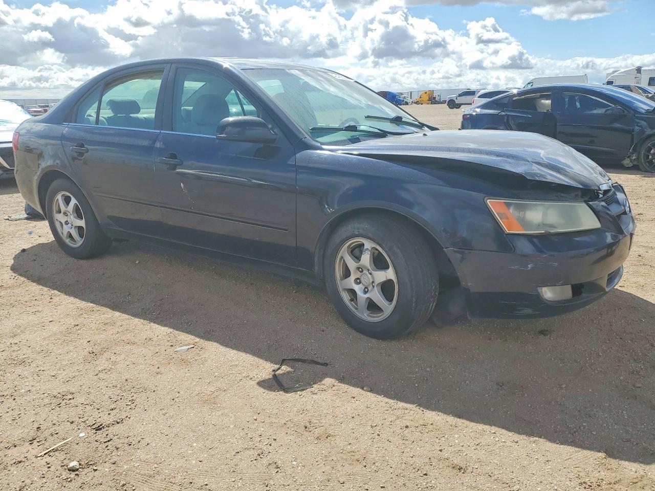 2006 Hyundai Sonata Gls V6 Blue vin: 5NPEU46F06H128098