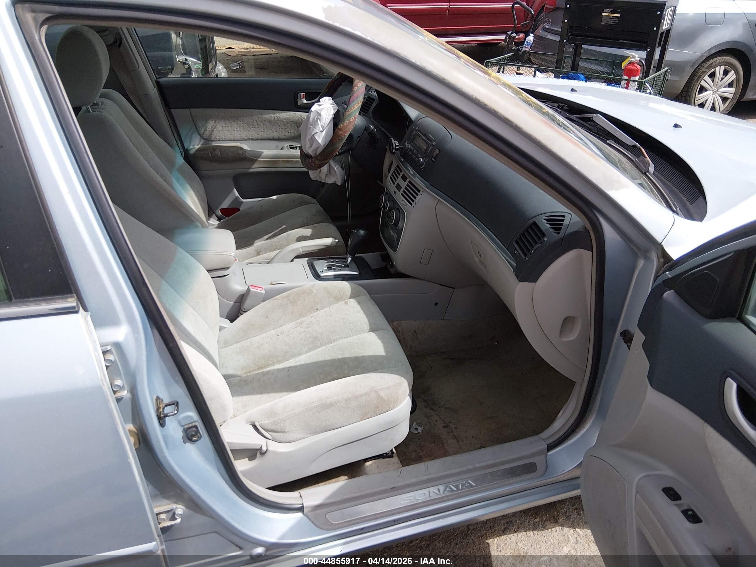 2006 Hyundai Sonata Gls/lx Blue vin: 5NPEU46F06H132135