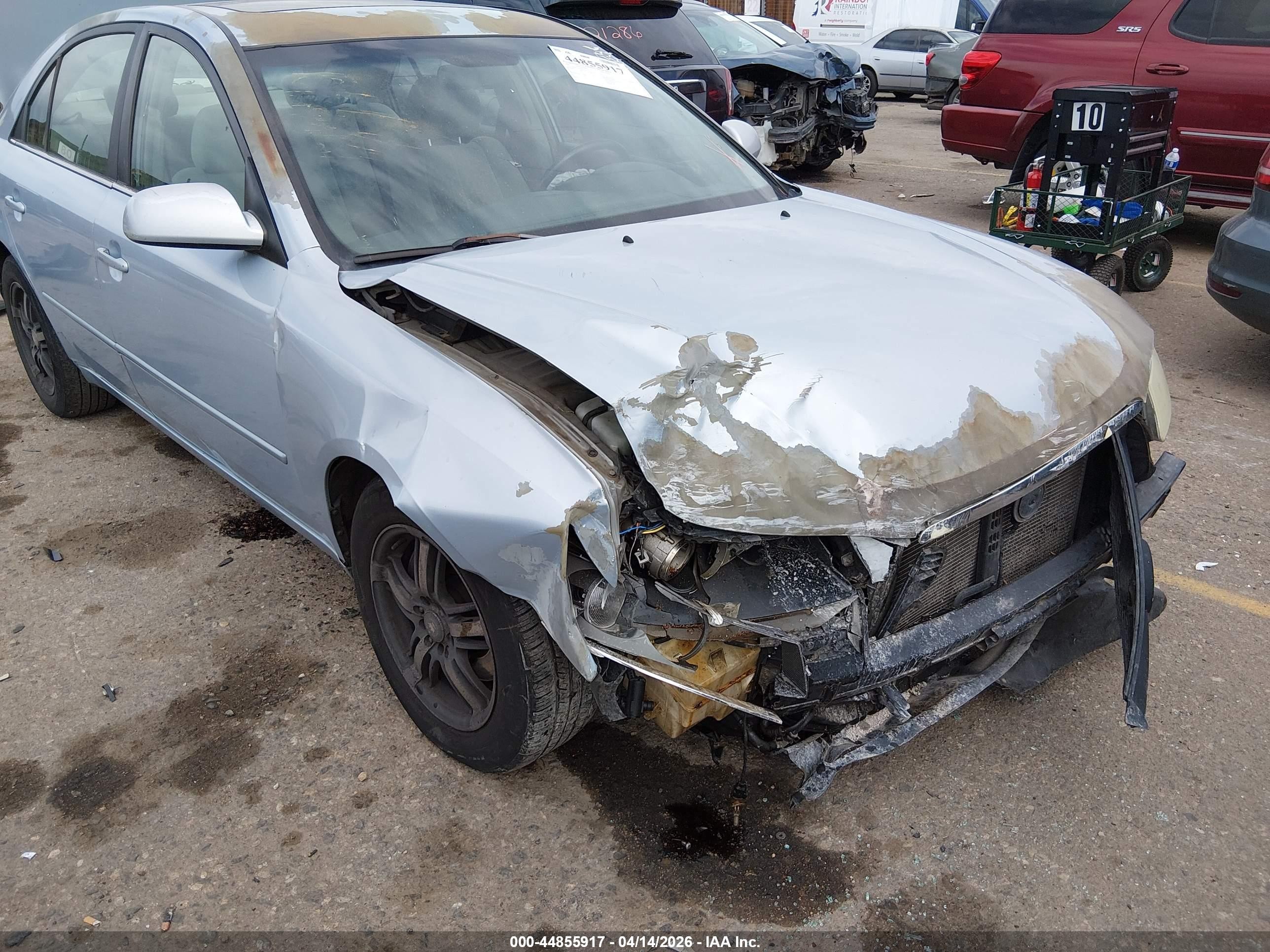 2006 Hyundai Sonata Gls/lx Blue vin: 5NPEU46F06H132135