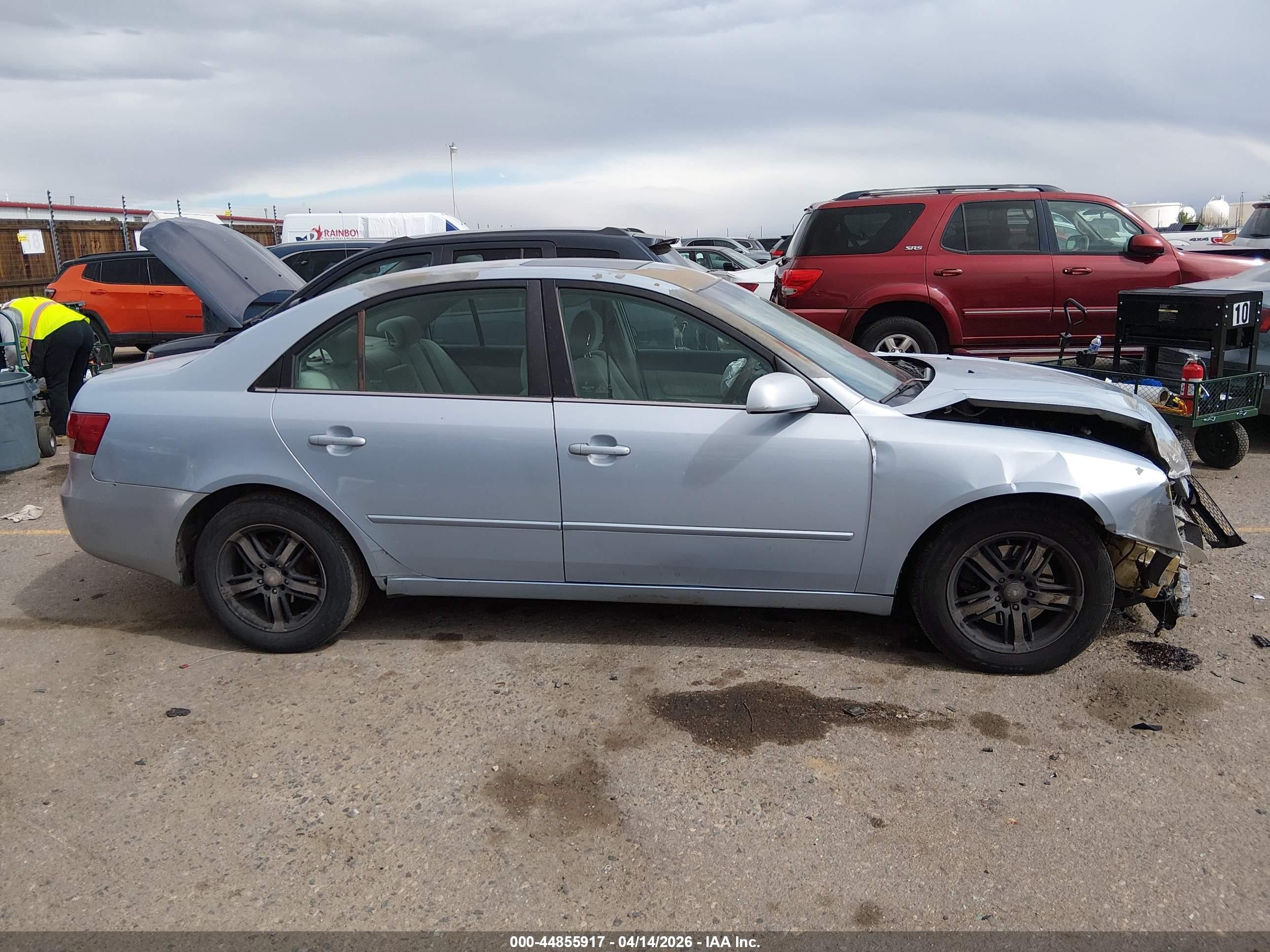 2006 Hyundai Sonata Gls/lx Blue vin: 5NPEU46F06H132135