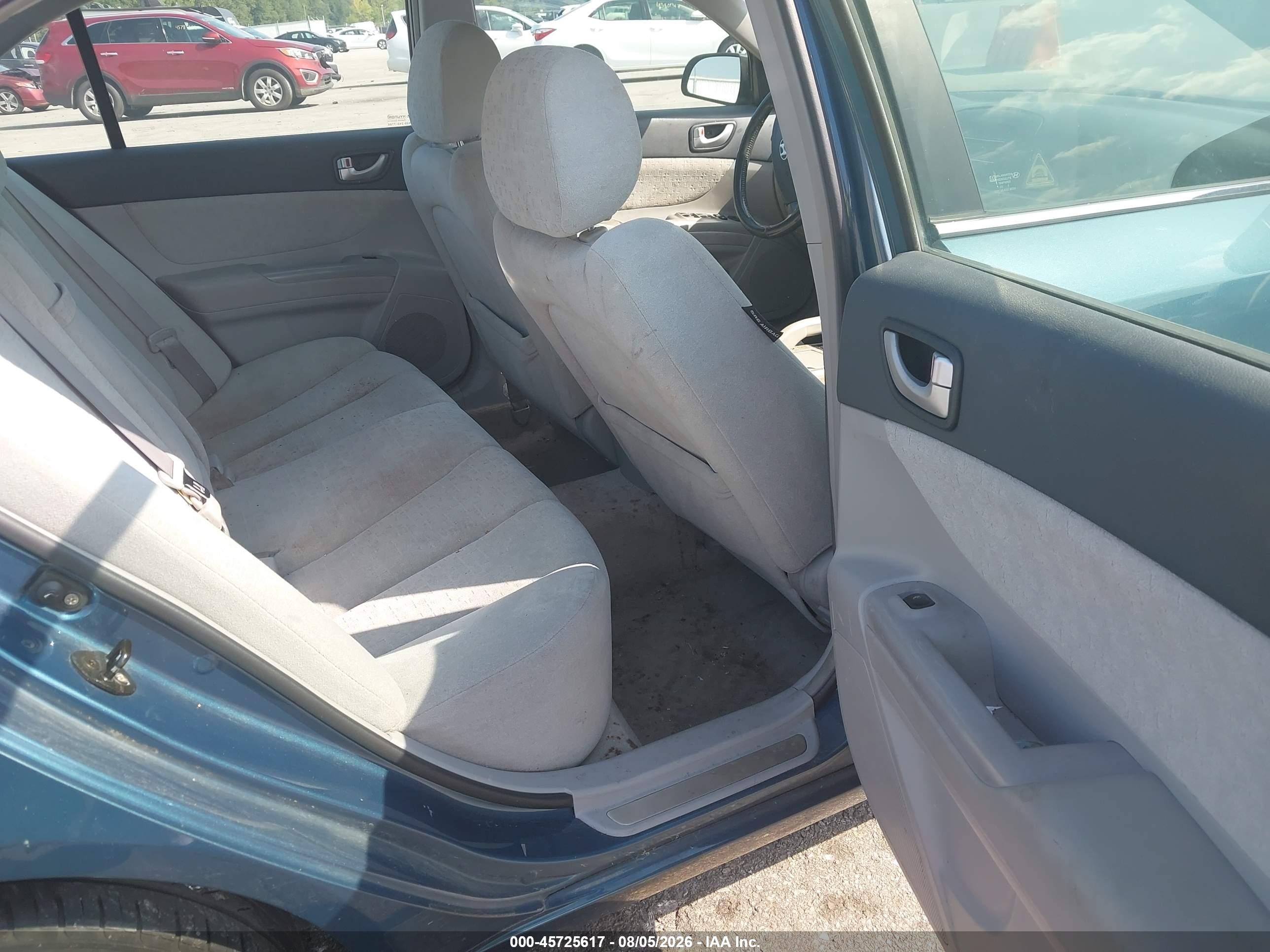 2006 Hyundai Sonata Gls V6/lx V6 Blue vin: 5NPEU46F06H136136