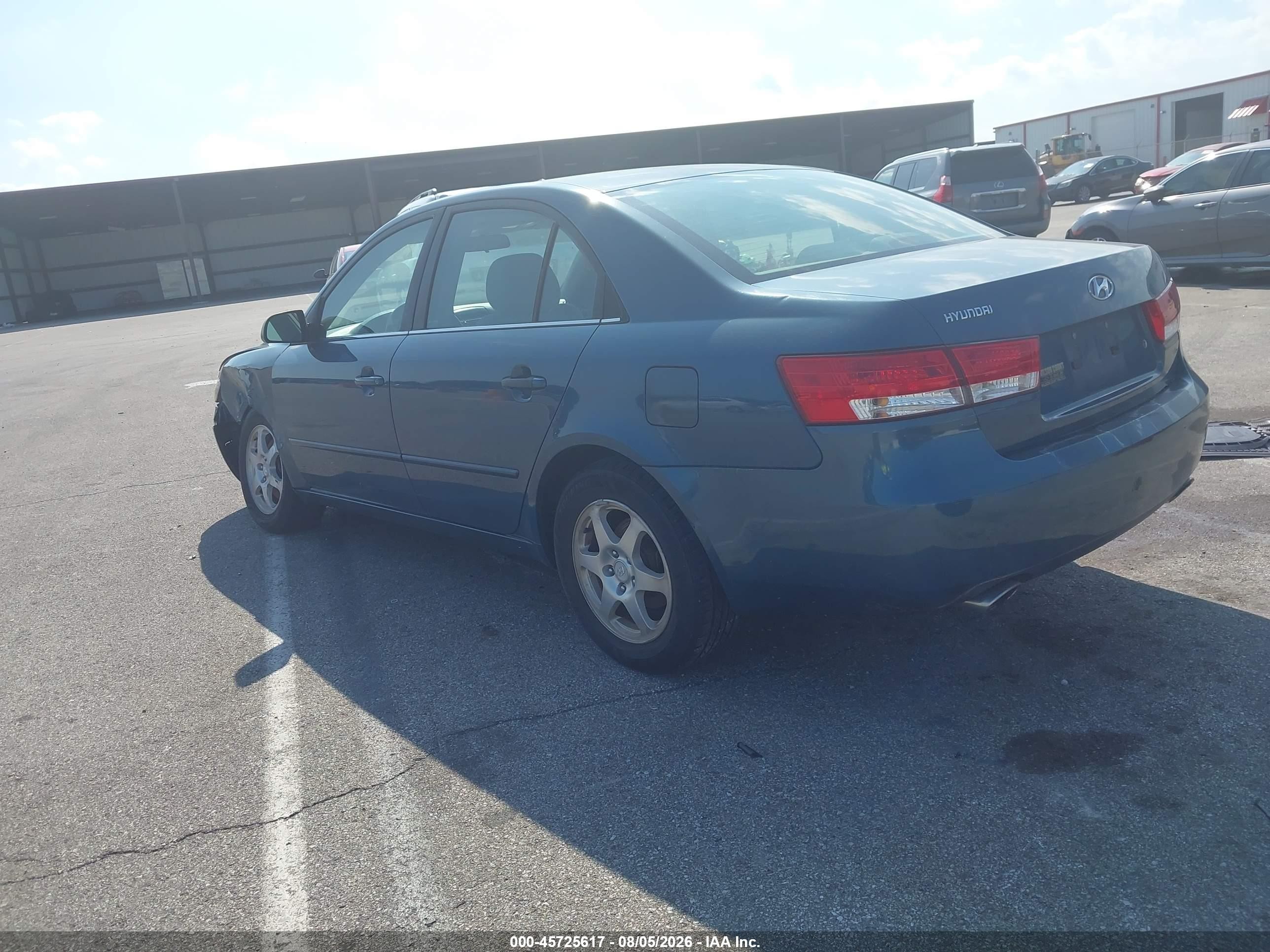 2006 Hyundai Sonata Gls V6/lx V6 Blue vin: 5NPEU46F06H136136
