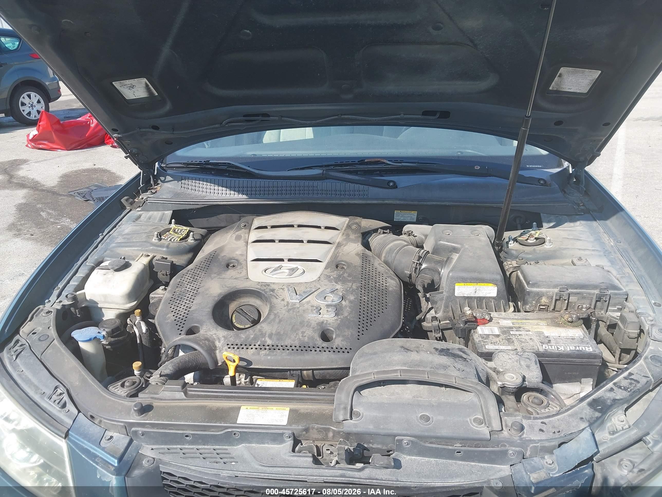 2006 Hyundai Sonata Gls V6/lx V6 Blue vin: 5NPEU46F06H136136