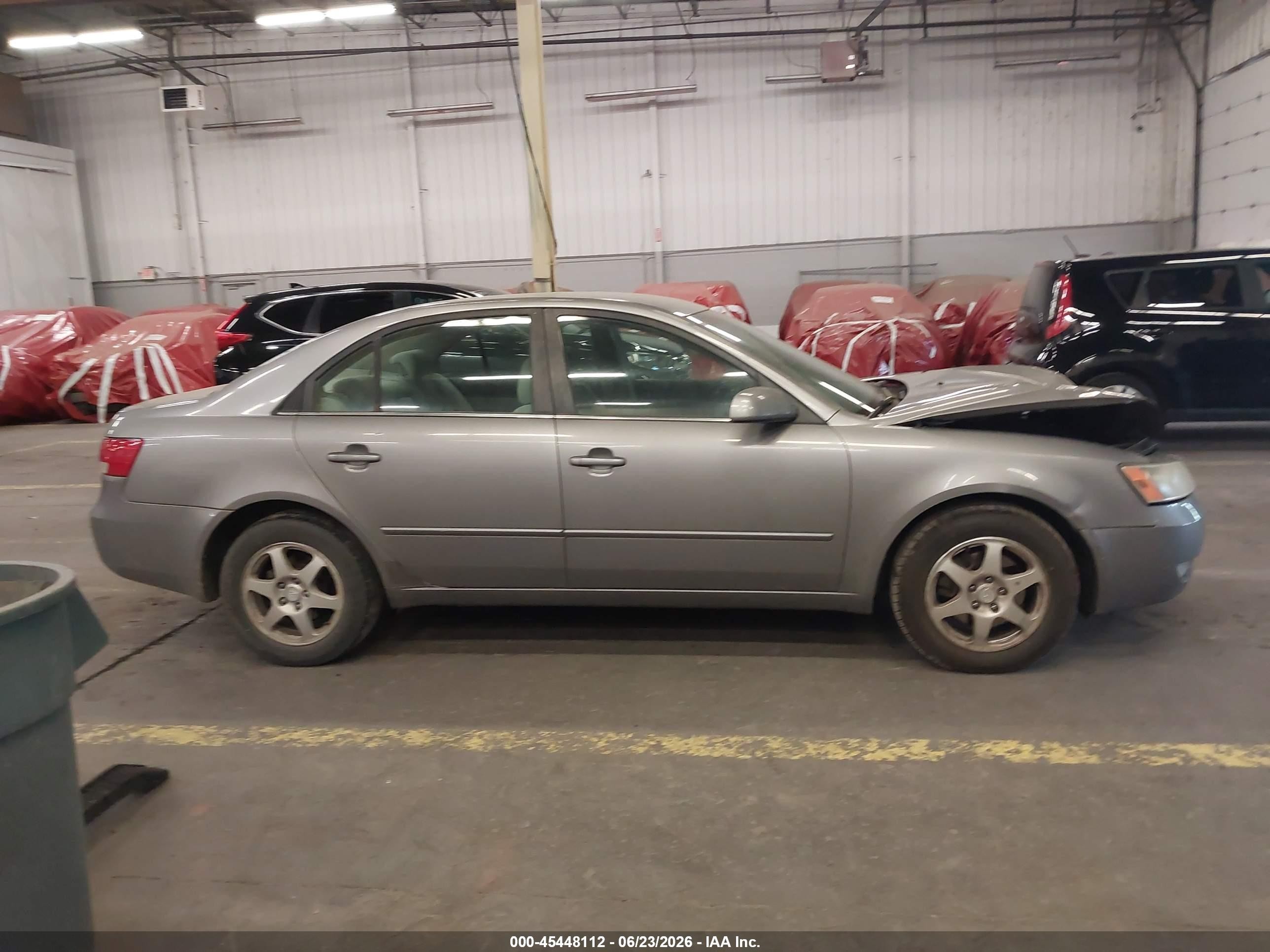 2006 Hyundai Sonata Gls V6/lx V6 Silver vin: 5NPEU46F06H150540
