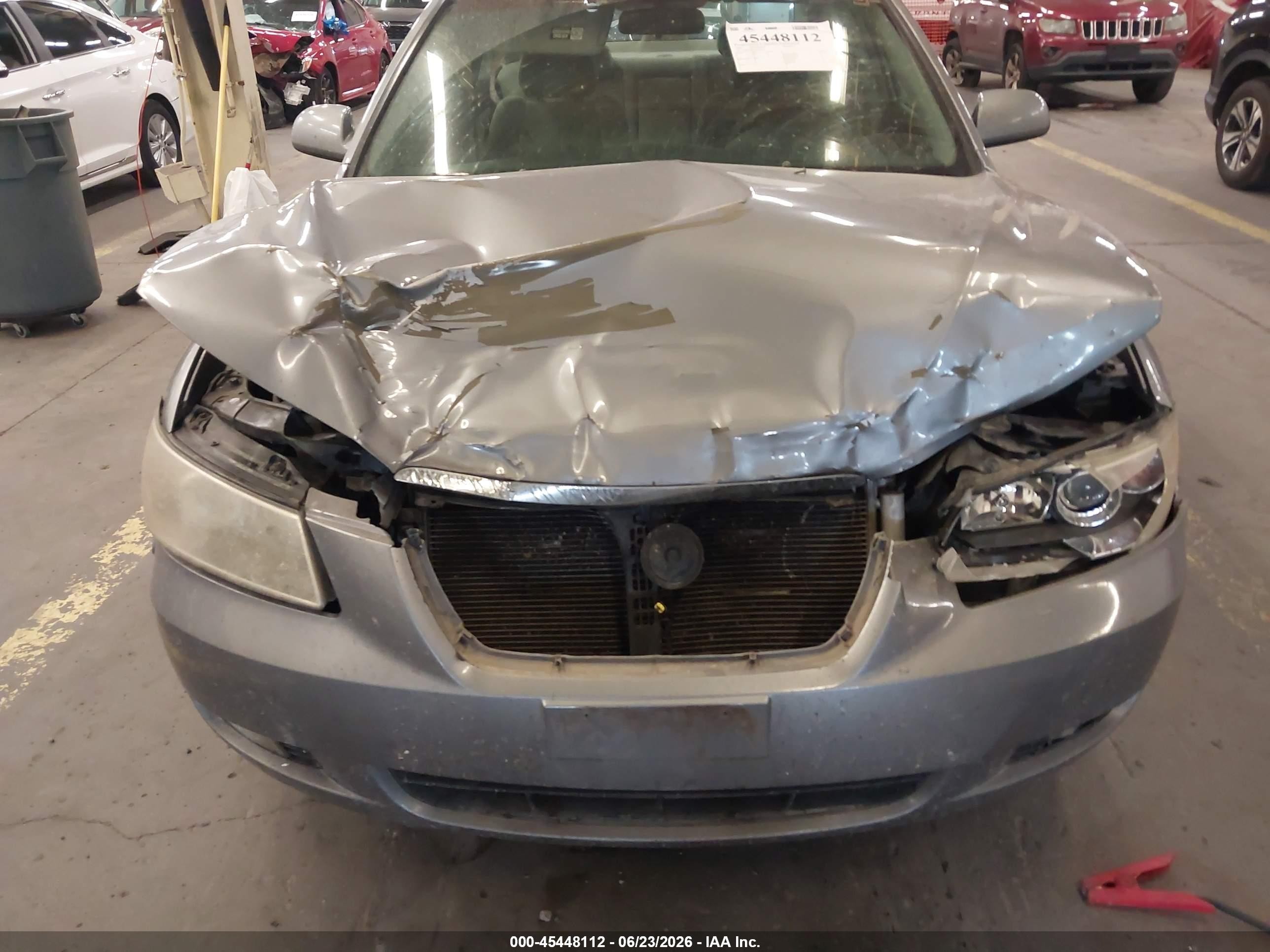 2006 Hyundai Sonata Gls V6/lx V6 Silver vin: 5NPEU46F06H150540