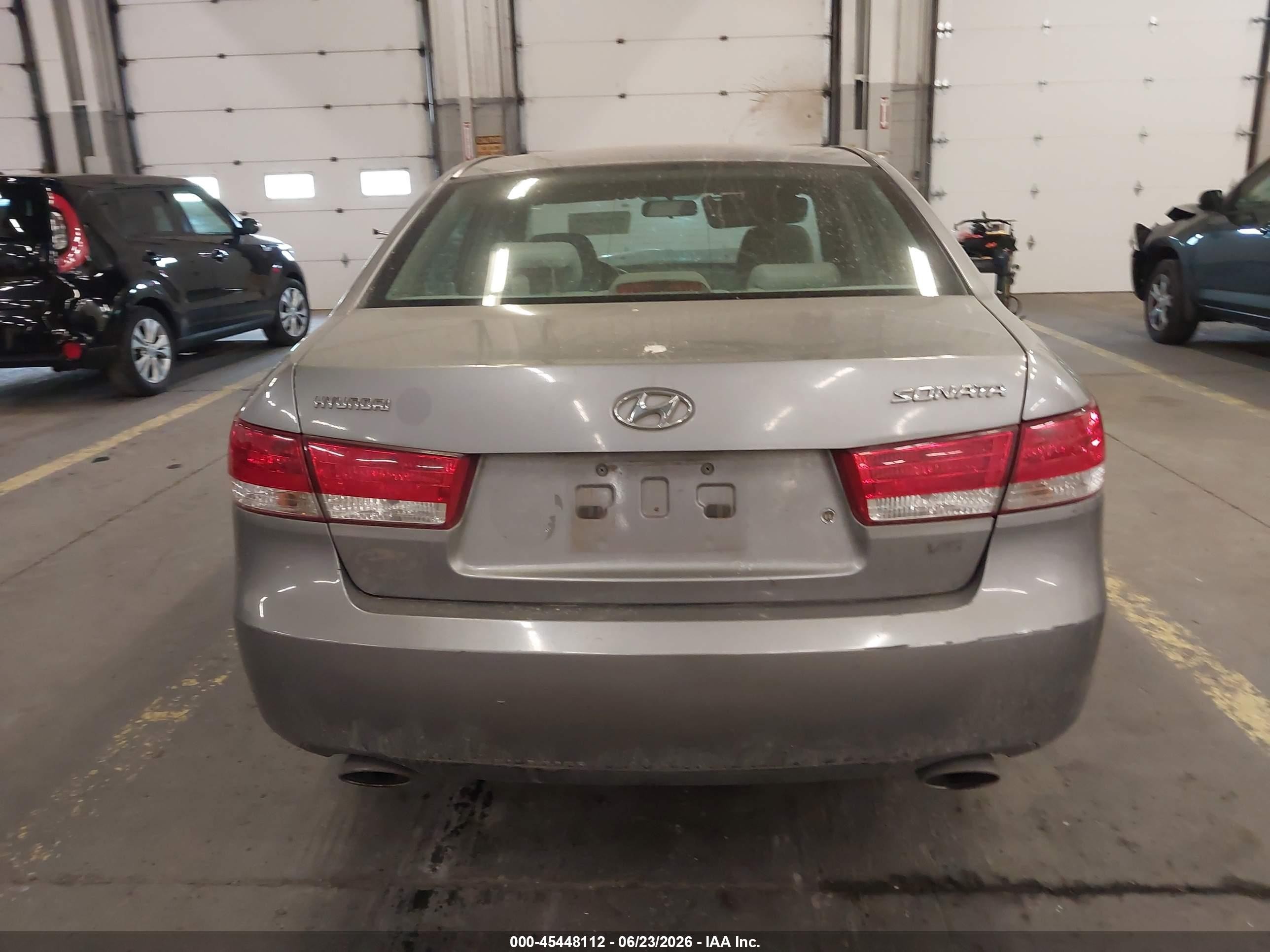 2006 Hyundai Sonata Gls V6/lx V6 Silver vin: 5NPEU46F06H150540