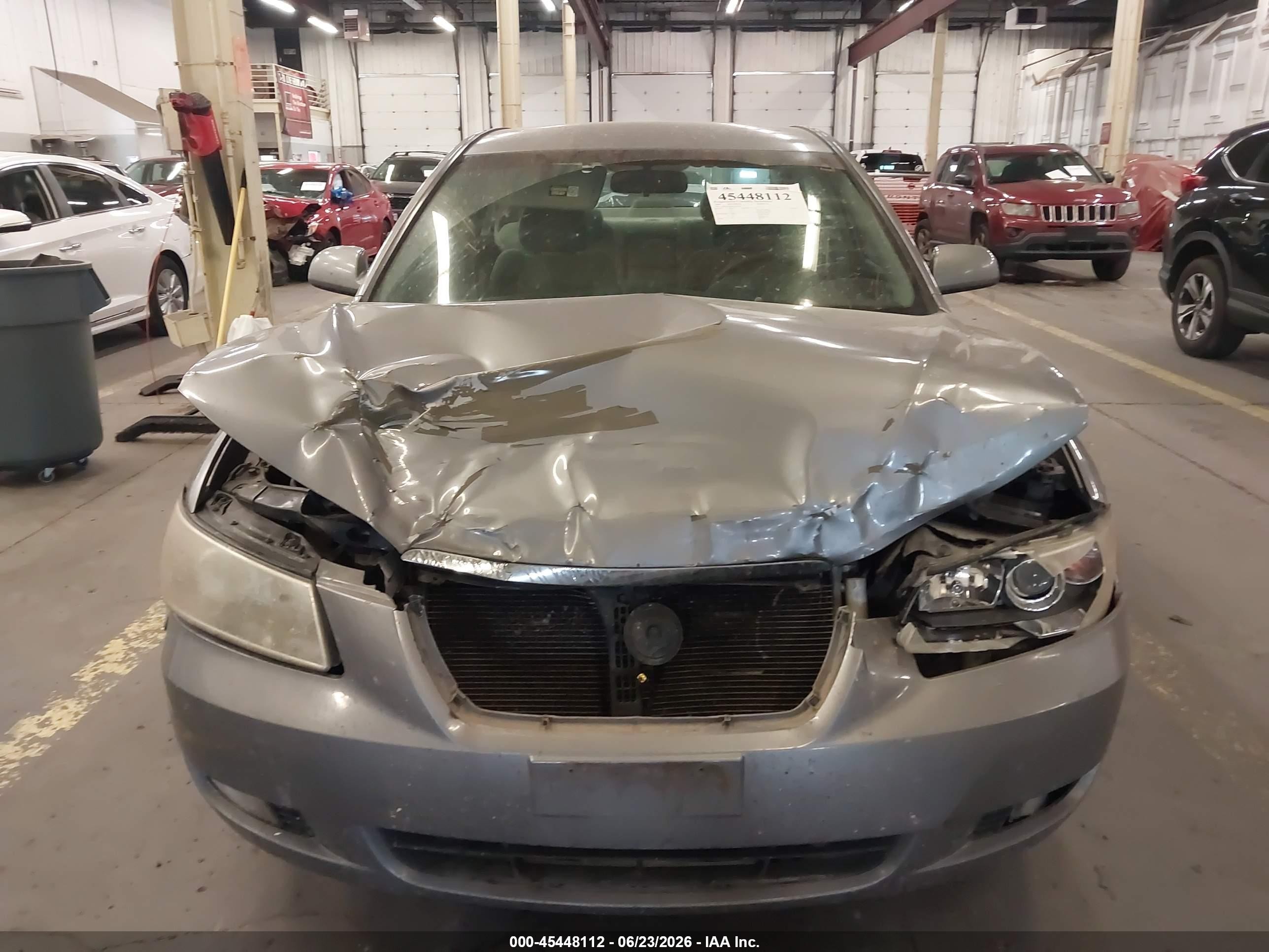 2006 Hyundai Sonata Gls V6/lx V6 Silver vin: 5NPEU46F06H150540