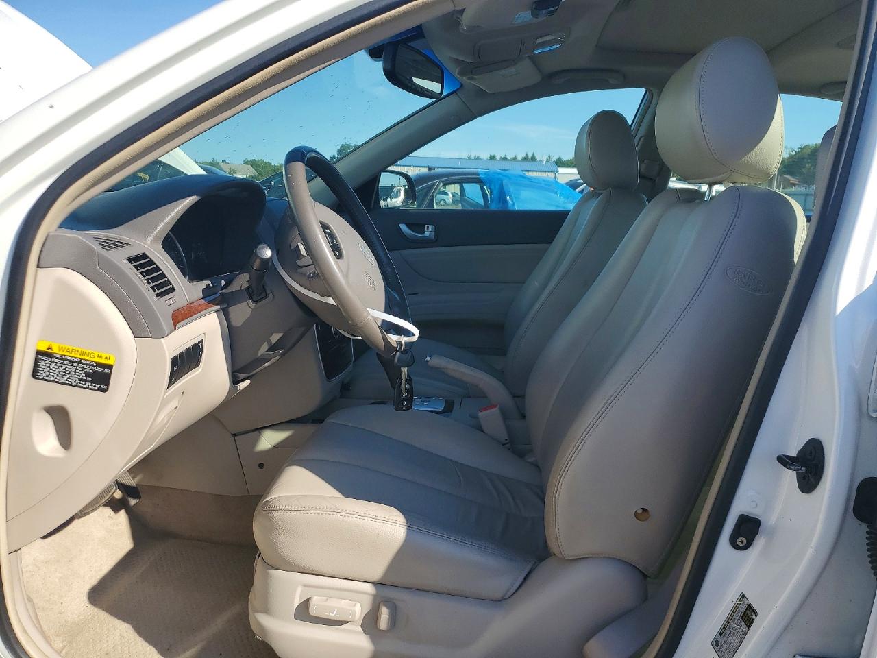 2006 Hyundai Sonata Gls V6 White vin: 5NPEU46F06H151977