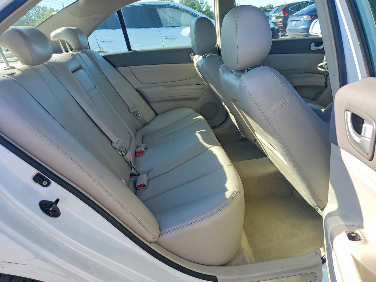 2006 Hyundai Sonata Gls V6 White vin: 5NPEU46F06H151977