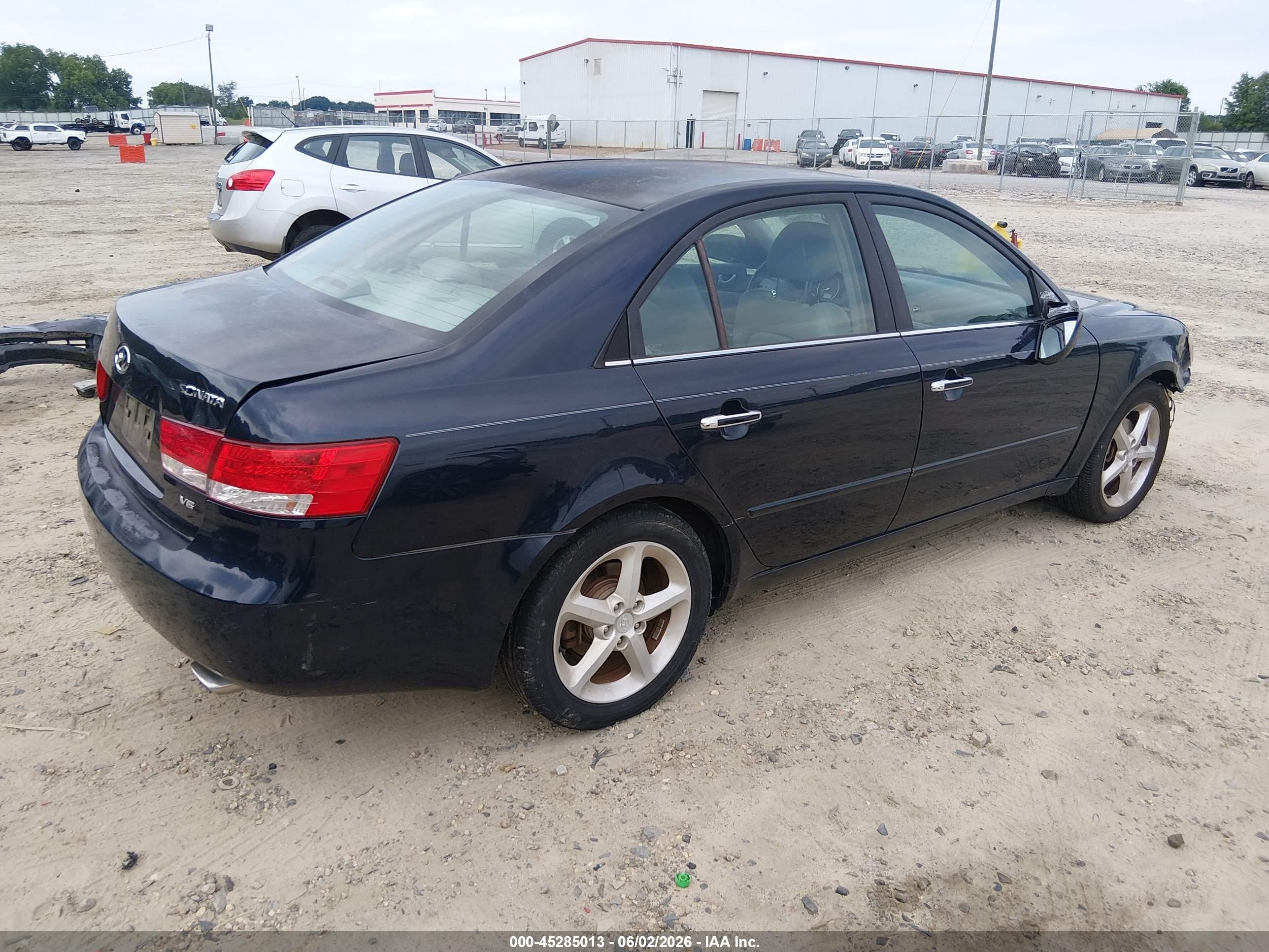 2007 Hyundai Sonata Limited/se V6 Blue vin: 5NPEU46F07H163032