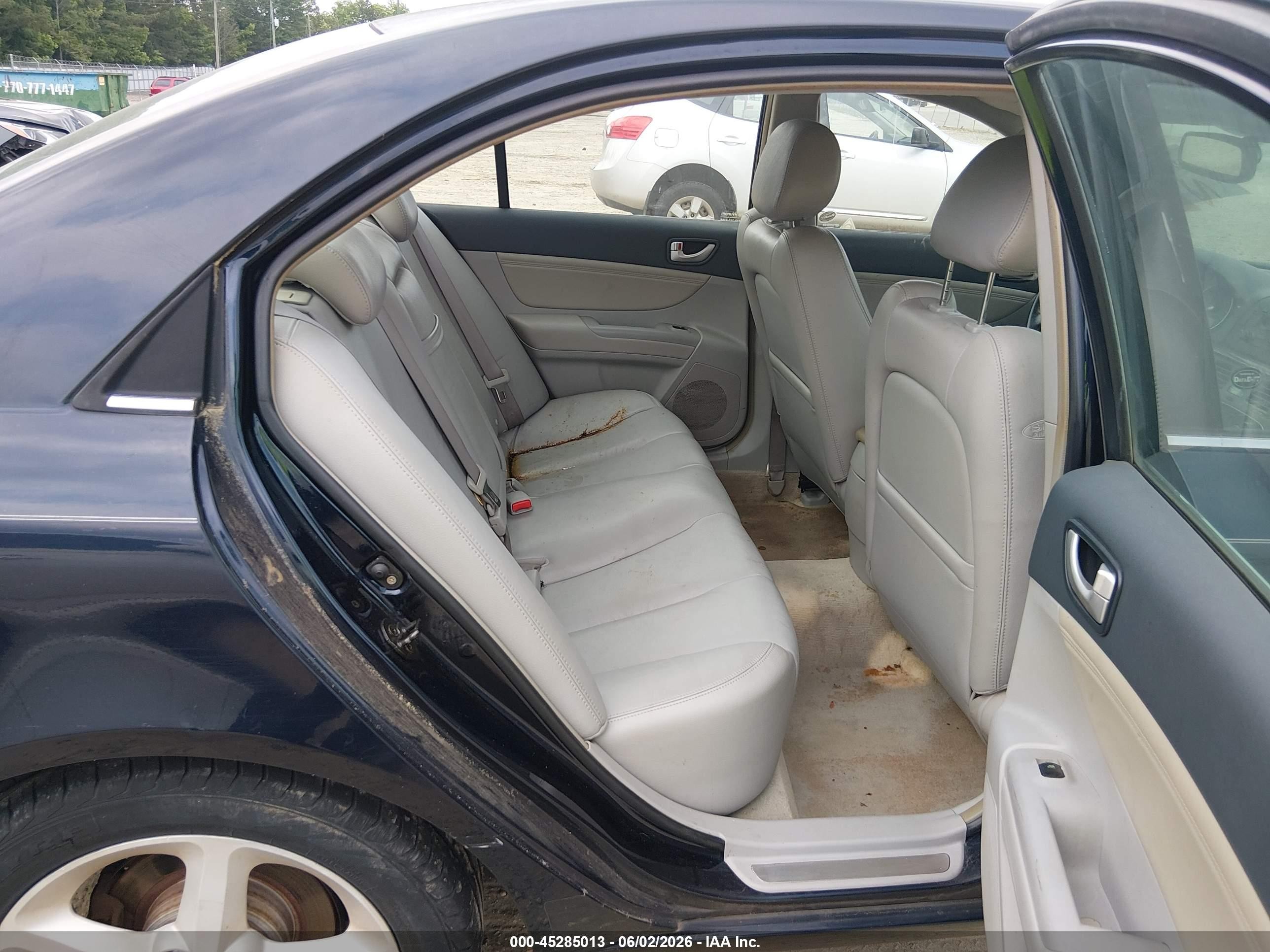 2007 Hyundai Sonata Limited/se V6 Blue vin: 5NPEU46F07H163032