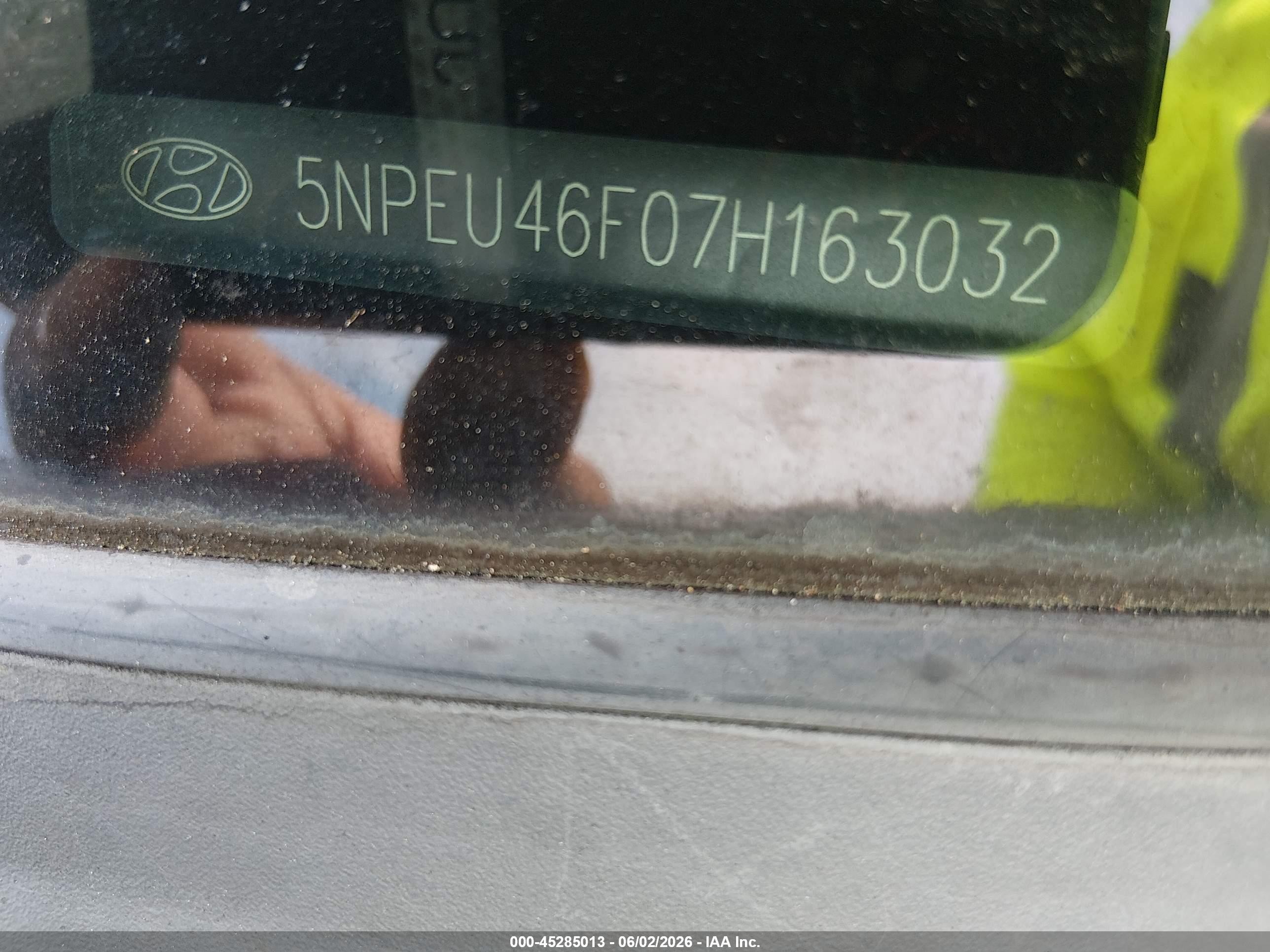 2007 Hyundai Sonata Limited/se V6 Blue vin: 5NPEU46F07H163032