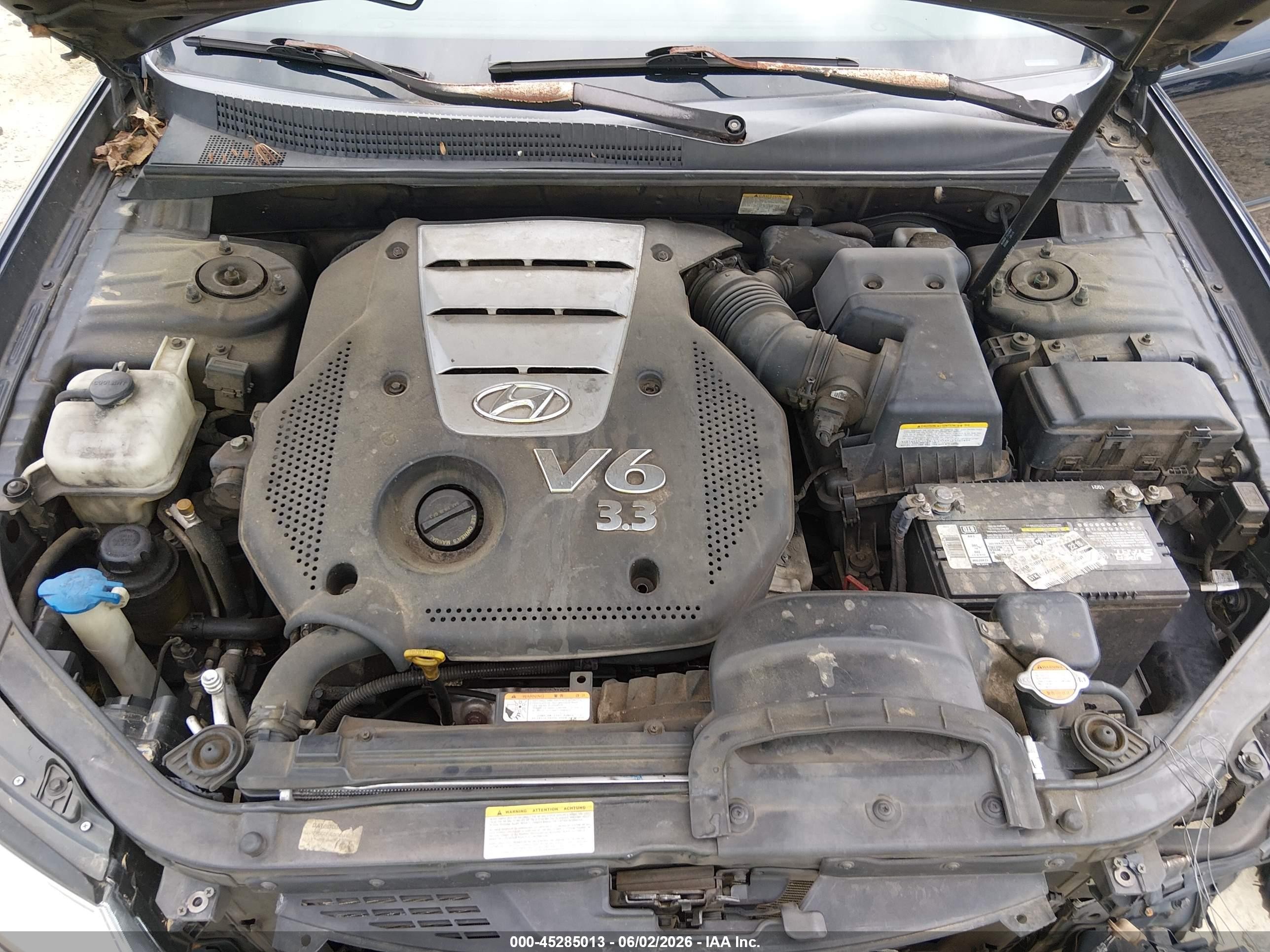 2007 Hyundai Sonata Limited/se V6 Blue vin: 5NPEU46F07H163032