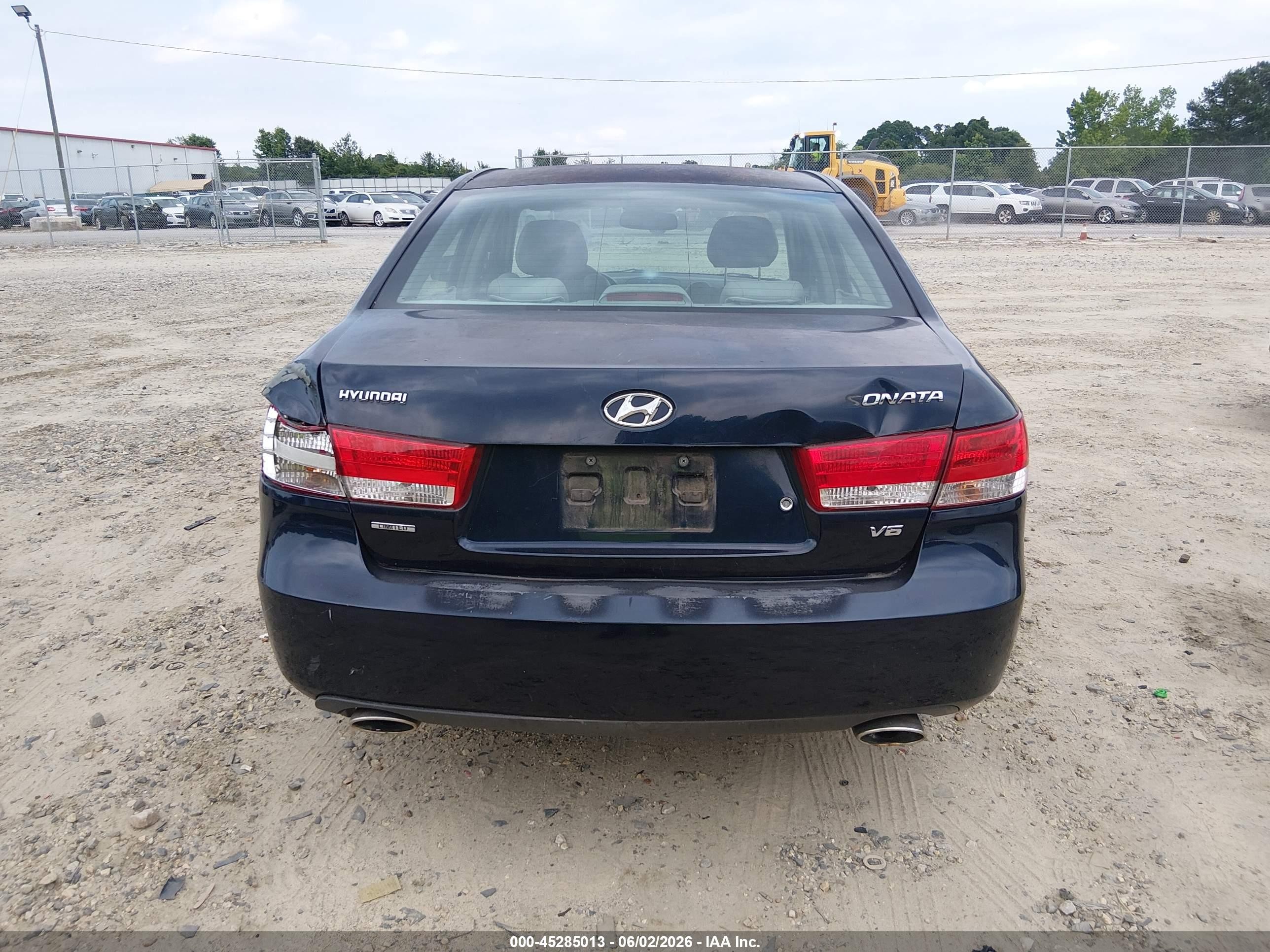 2007 Hyundai Sonata Limited/se V6 Blue vin: 5NPEU46F07H163032