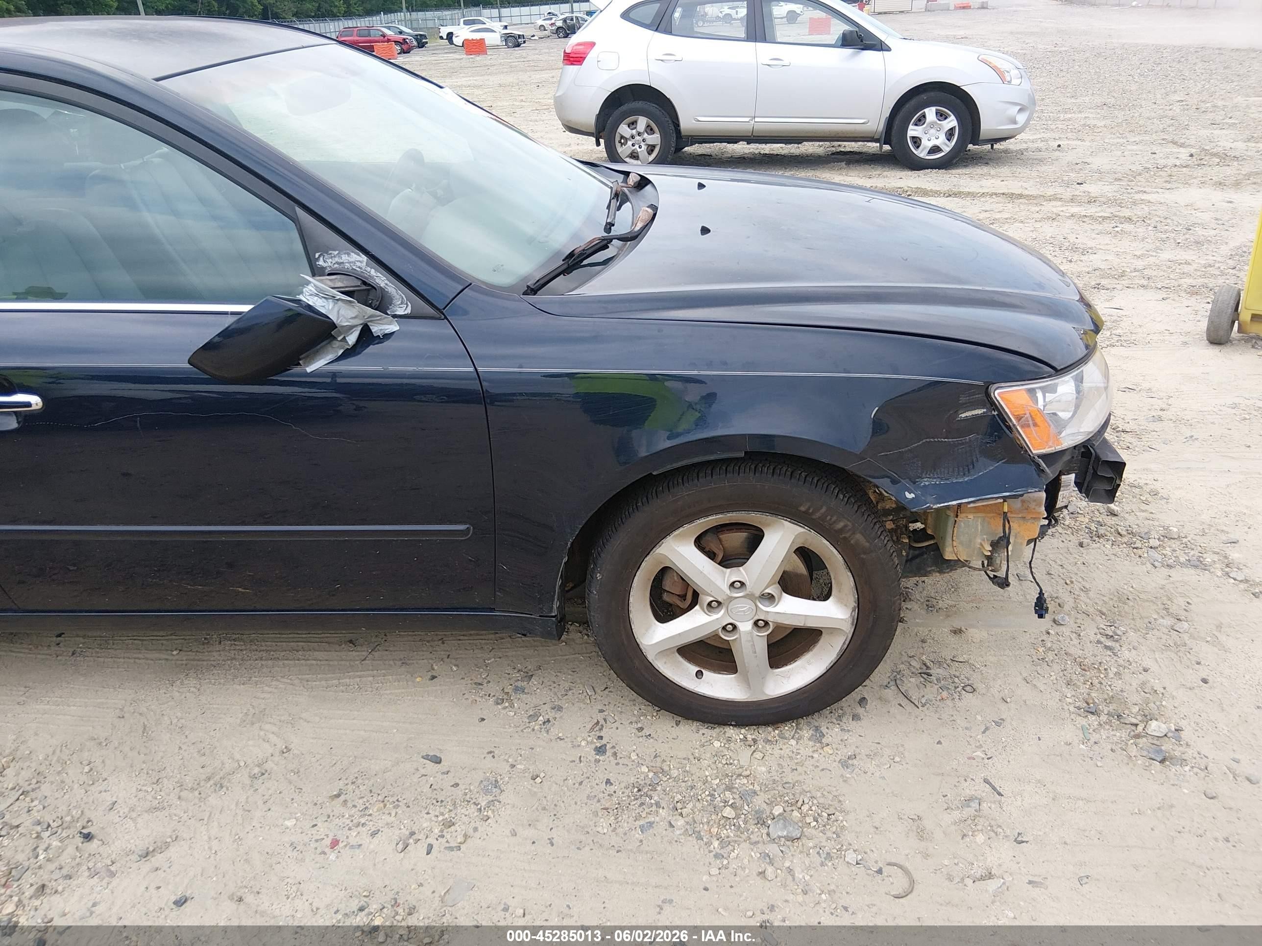 2007 Hyundai Sonata Limited/se V6 Blue vin: 5NPEU46F07H163032