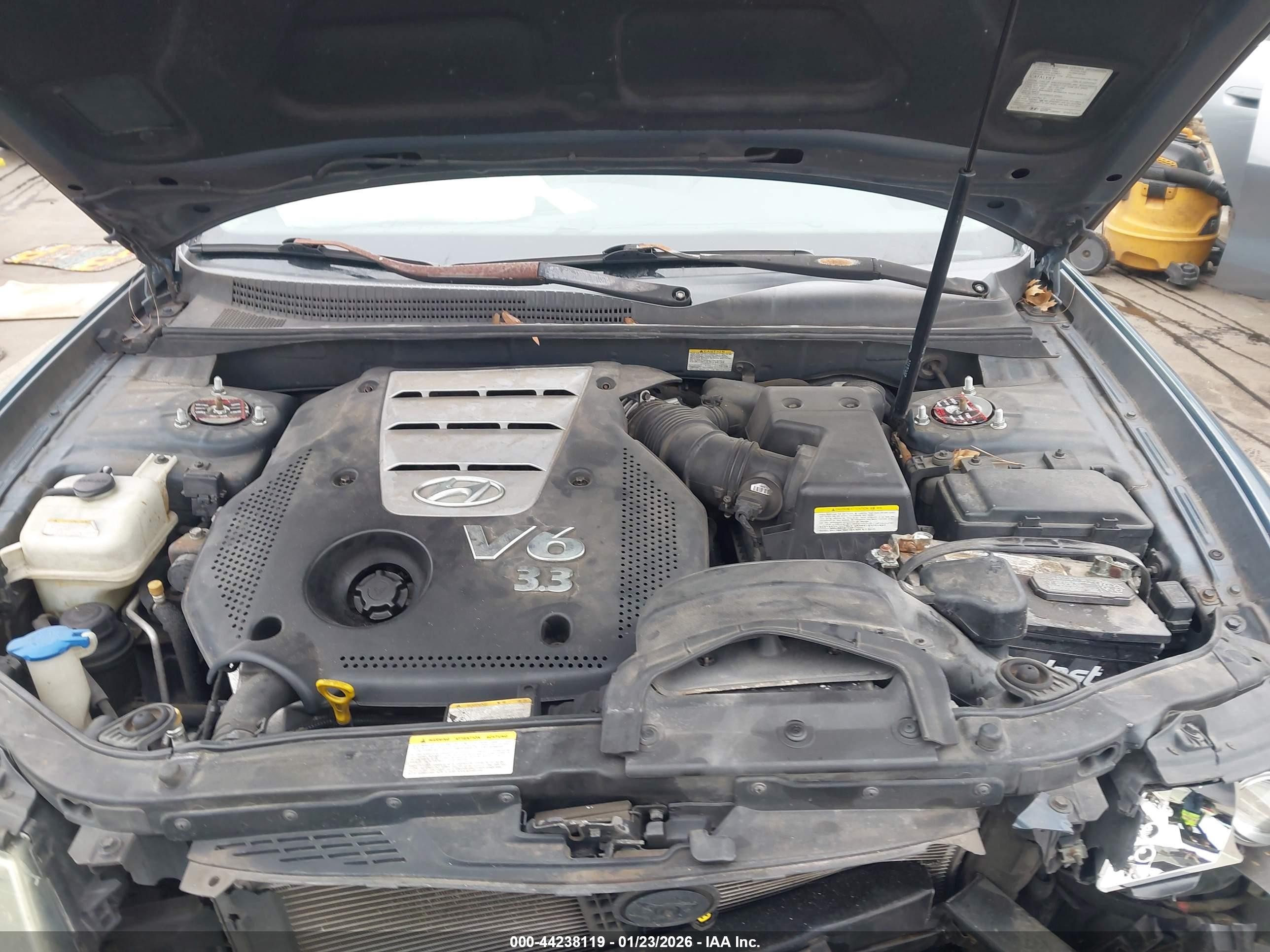 2007 Hyundai Sonata Limited/se V6 Teal vin: 5NPEU46F07H216019