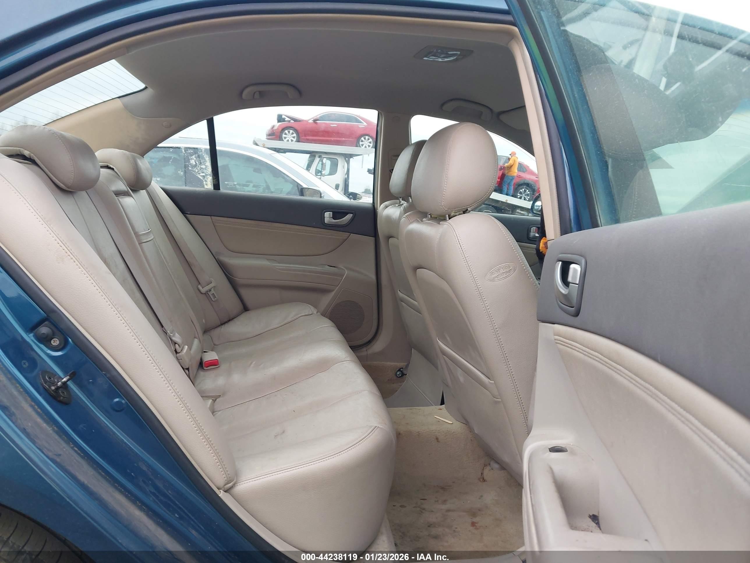 2007 Hyundai Sonata Limited/se V6 Teal vin: 5NPEU46F07H216019