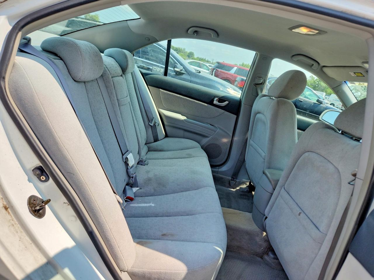 2007 Hyundai Sonata Se White vin: 5NPEU46F07H252390