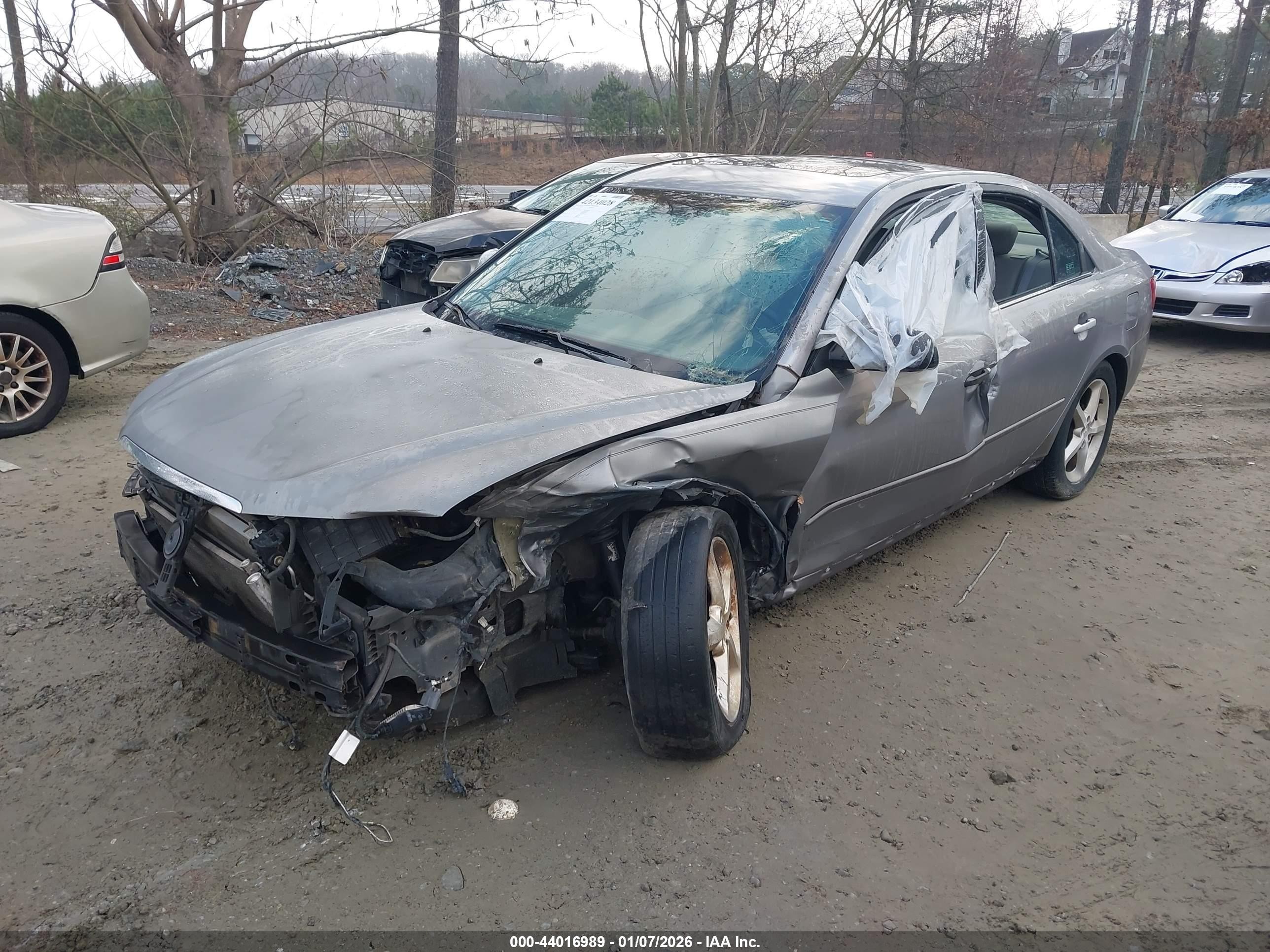 2007 Hyundai Sonata Limited/se V6 Gray vin: 5NPEU46F07H260649