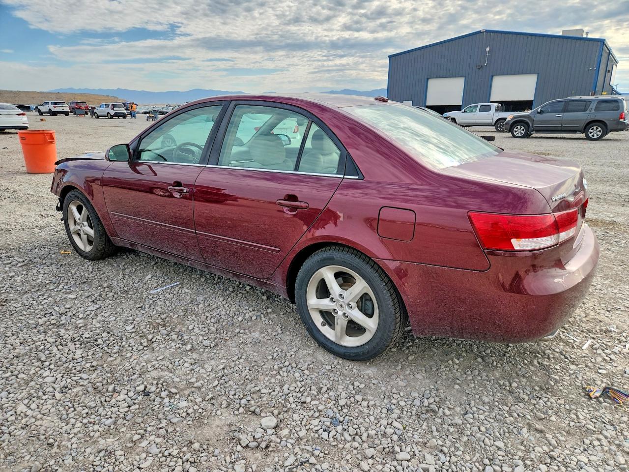 2007 Hyundai Sonata Se Red vin: 5NPEU46F07H269738