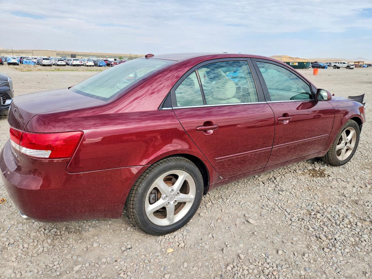 2007 Hyundai Sonata Se Red vin: 5NPEU46F07H269738