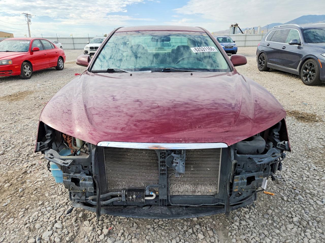 2007 Hyundai Sonata Se Red vin: 5NPEU46F07H269738