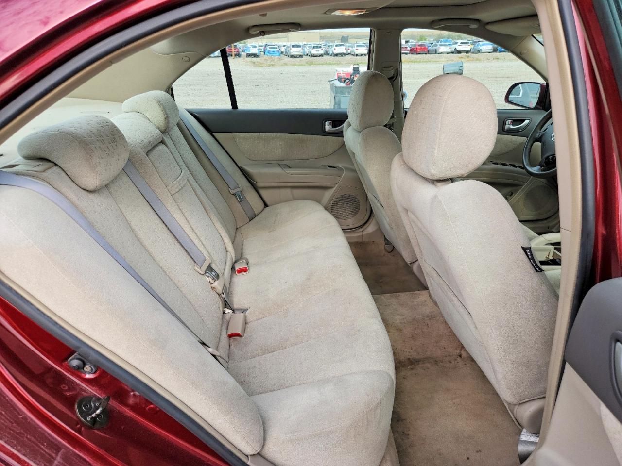 2007 Hyundai Sonata Se Red vin: 5NPEU46F07H269738