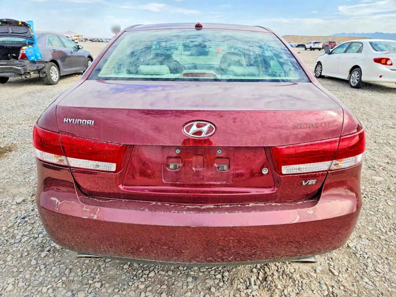 2007 Hyundai Sonata Se Red vin: 5NPEU46F07H269738
