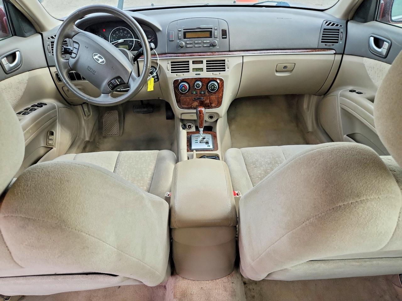 2007 Hyundai Sonata Se Red vin: 5NPEU46F07H269738
