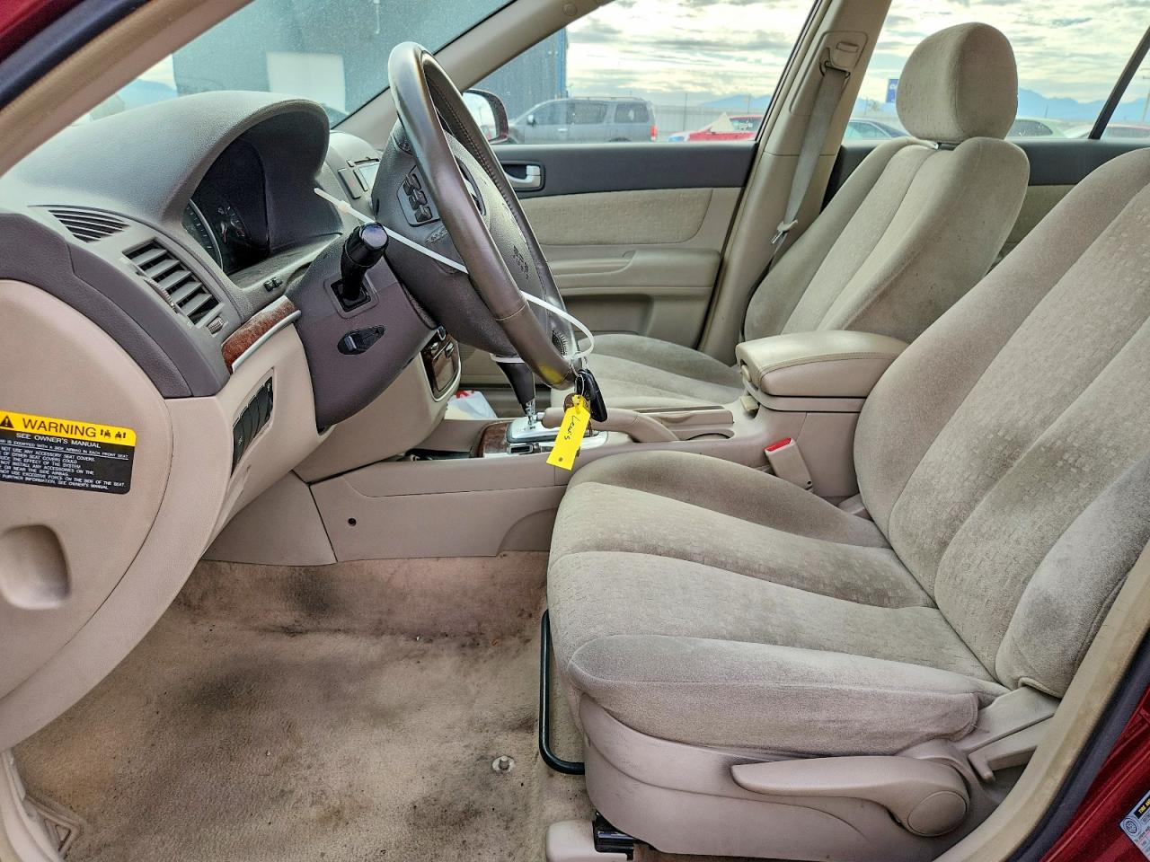 2007 Hyundai Sonata Se Red vin: 5NPEU46F07H269738
