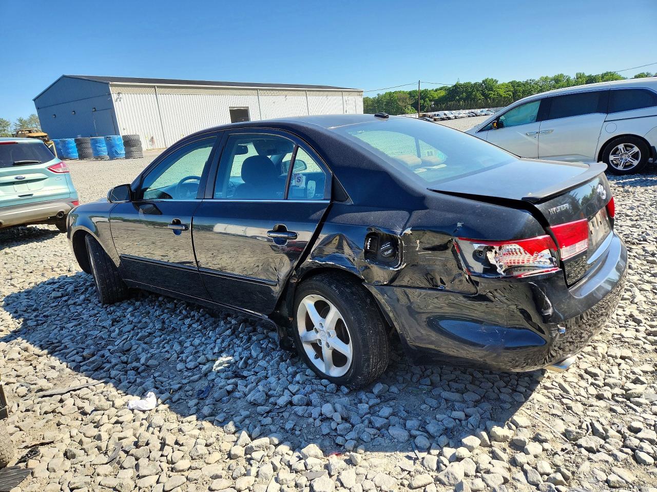 2008 Hyundai Sonata Se V6 Black vin: 5NPEU46F08H353771
