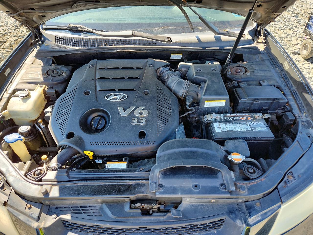 2008 Hyundai Sonata Se V6 Black vin: 5NPEU46F08H353771