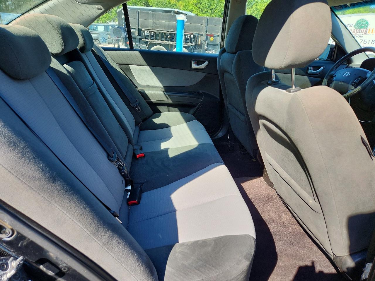 2008 Hyundai Sonata Se V6 Black vin: 5NPEU46F08H353771